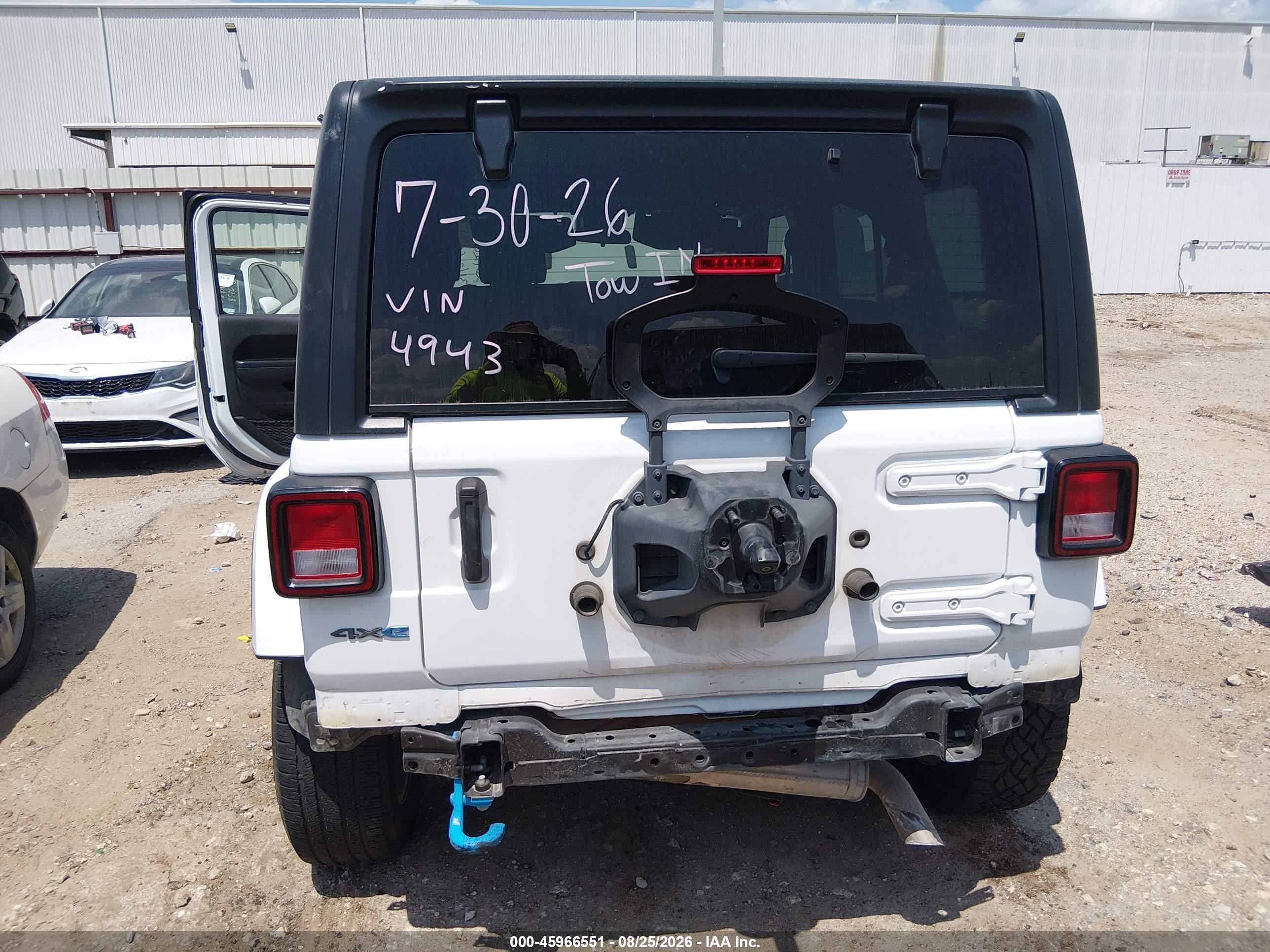 2024 Jeep Wrangler 4xe Sport S 4xe White vin: 1C4RJXN64RW224943