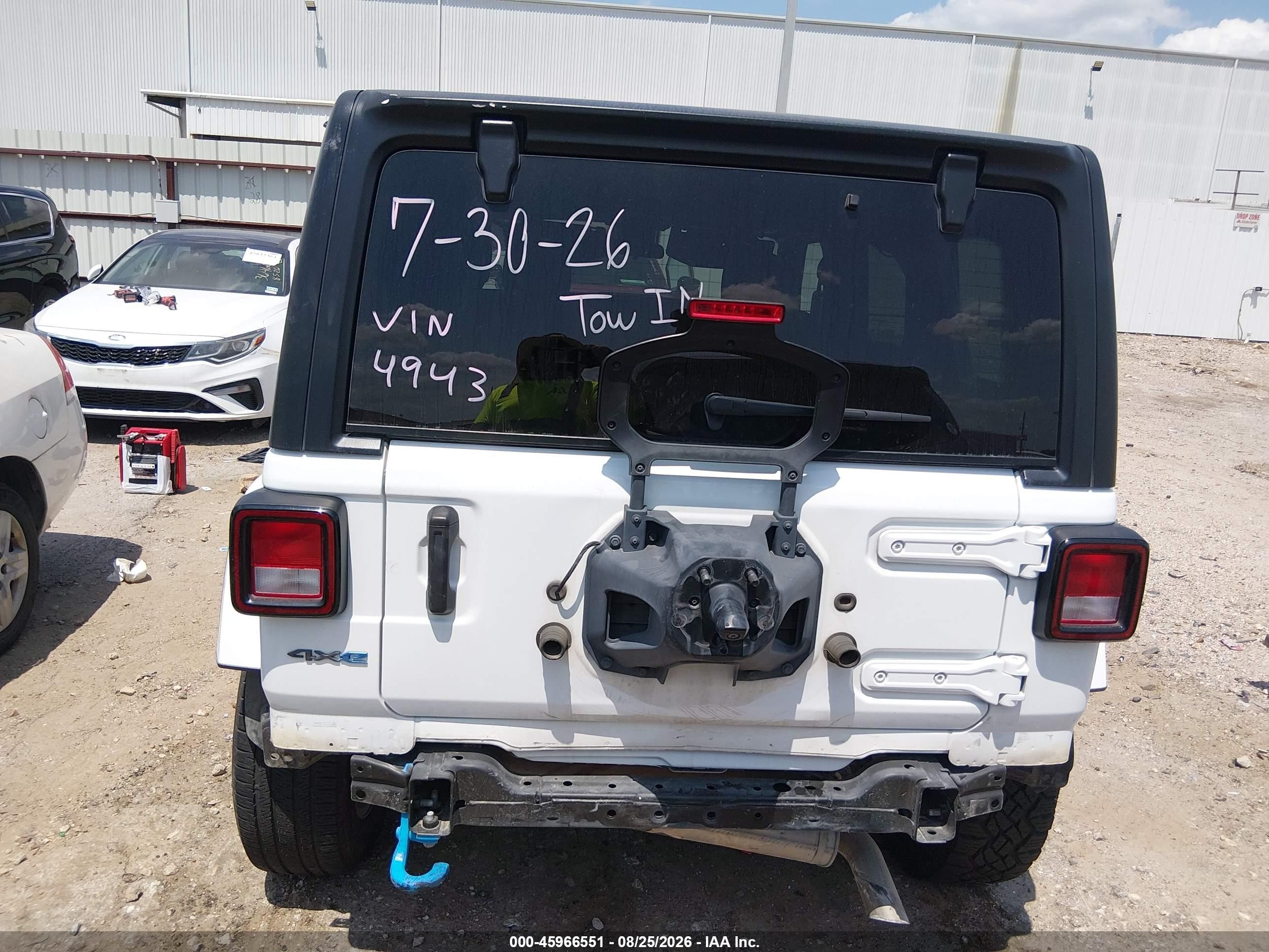 2024 Jeep Wrangler 4xe Sport S 4xe White vin: 1C4RJXN64RW224943
