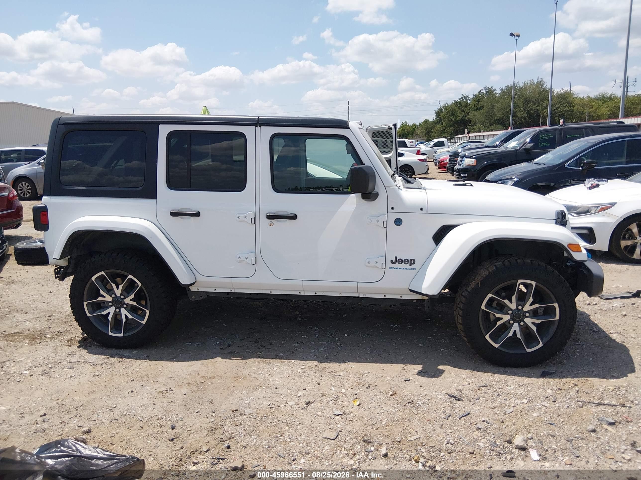 2024 Jeep Wrangler 4xe Sport S 4xe White vin: 1C4RJXN64RW224943