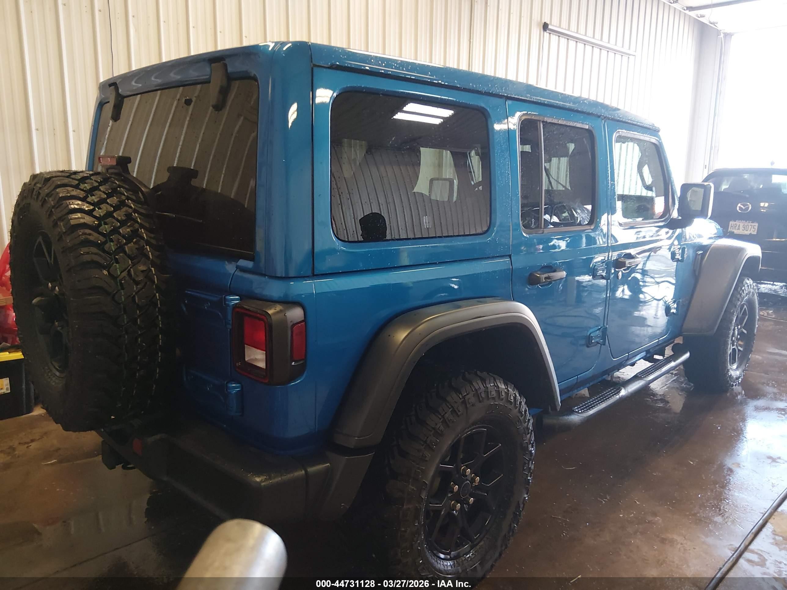 2024 Jeep Wrangler 4xe Willys 4xe Blue vin: 1C4RJXN65RW194156