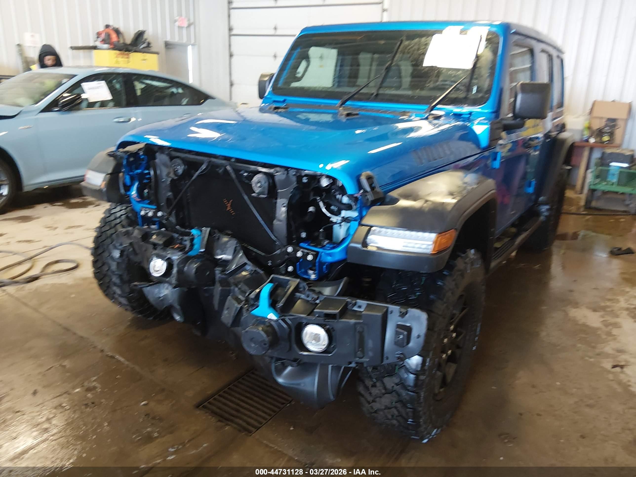 2024 Jeep Wrangler 4xe Willys 4xe Blue vin: 1C4RJXN65RW194156
