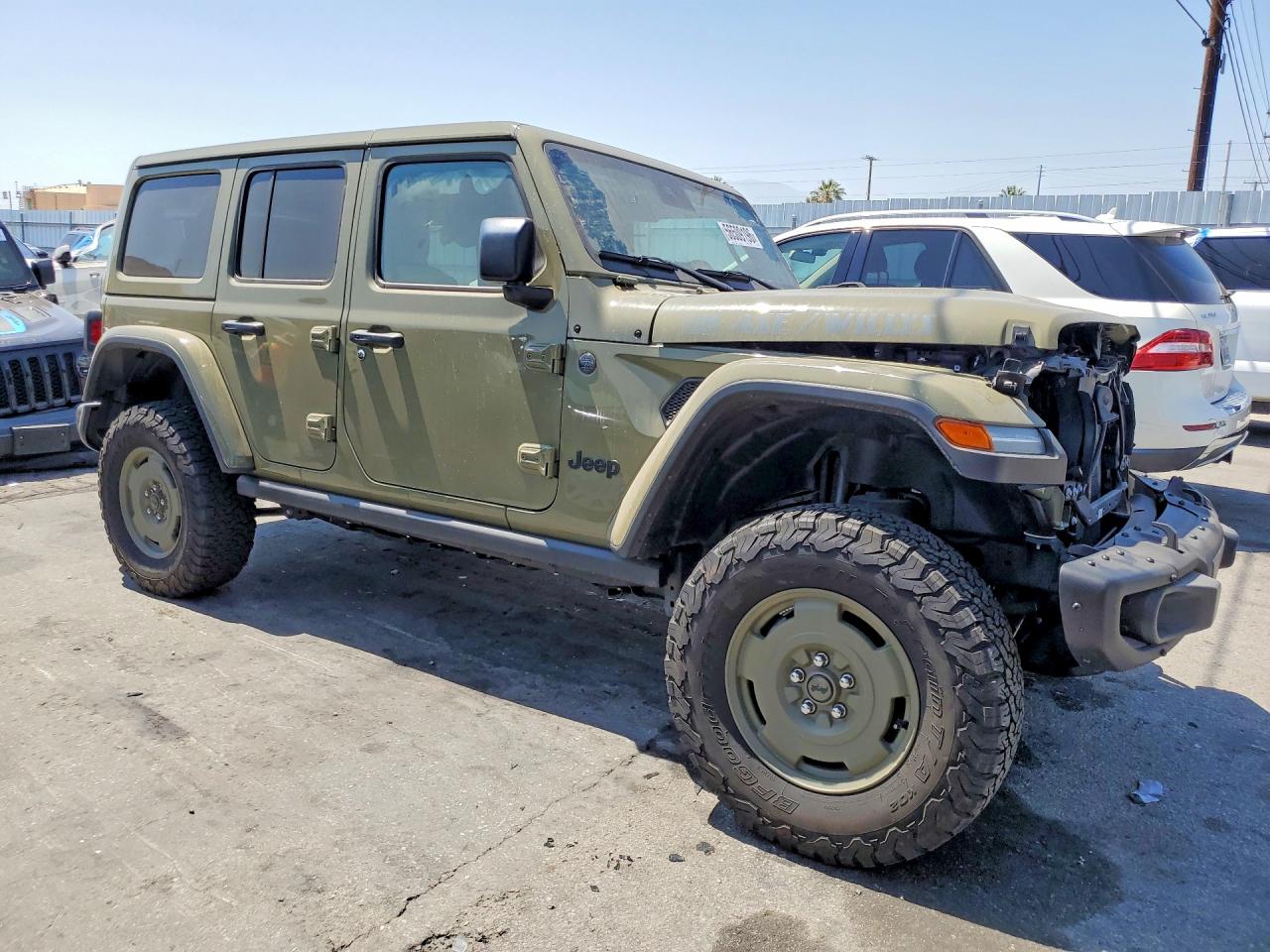 2025 Jeep Wrangler Sport 4xe Зеленый vin: 1C4RJXN65SW514226