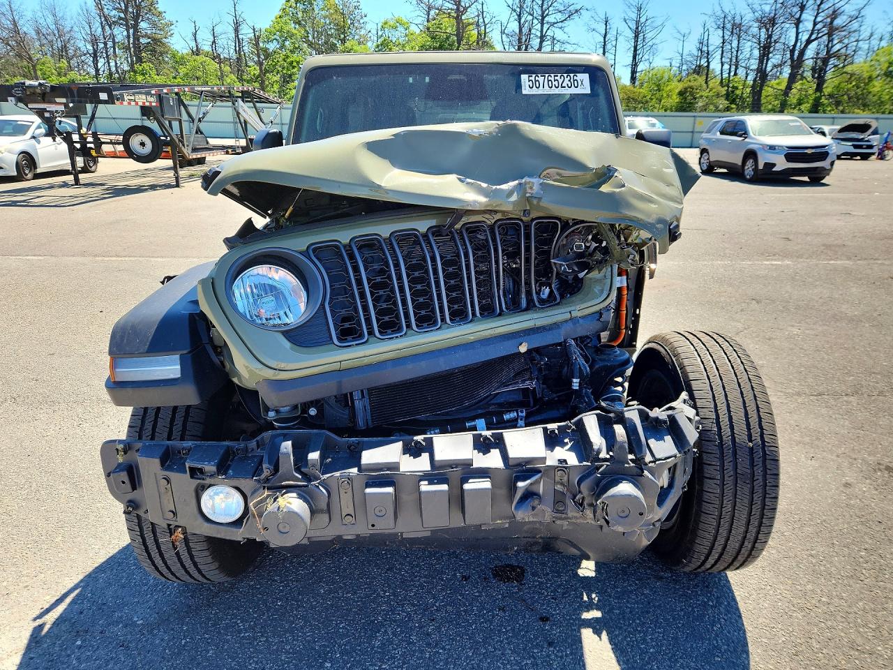 2025 Jeep Wrangler Sport 4xe Green vin: 1C4RJXN68SW604857