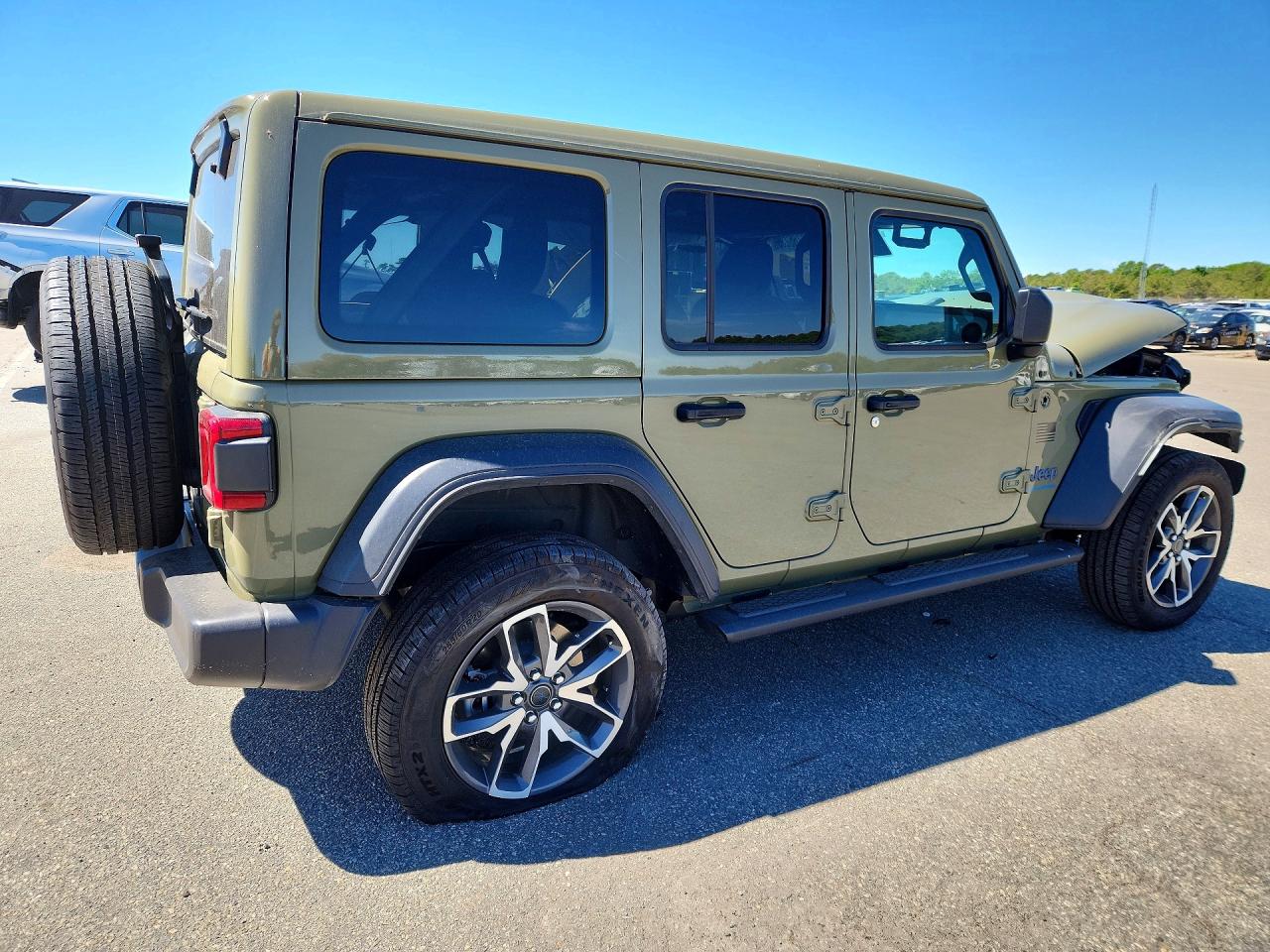 2025 Jeep Wrangler Sport 4xe Green vin: 1C4RJXN68SW604857