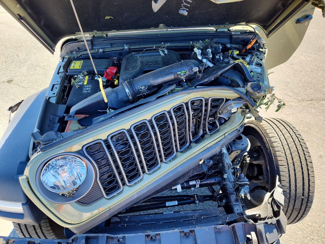 2025 Jeep Wrangler Sport 4xe Green vin: 1C4RJXN68SW604857