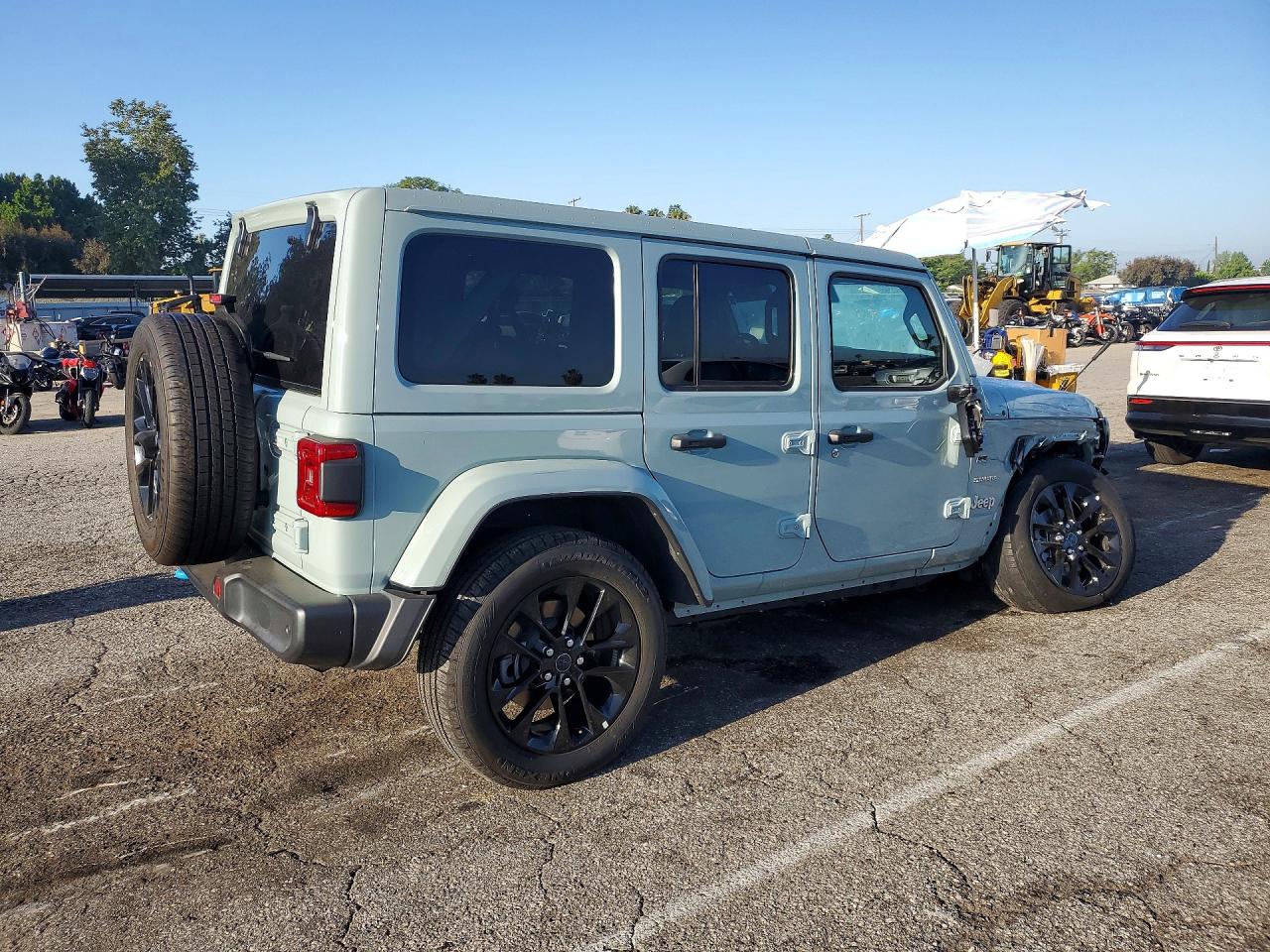 2024 Jeep Wrangler Sahara 4xe Turquoise vin: 1C4RJXP66RW116420