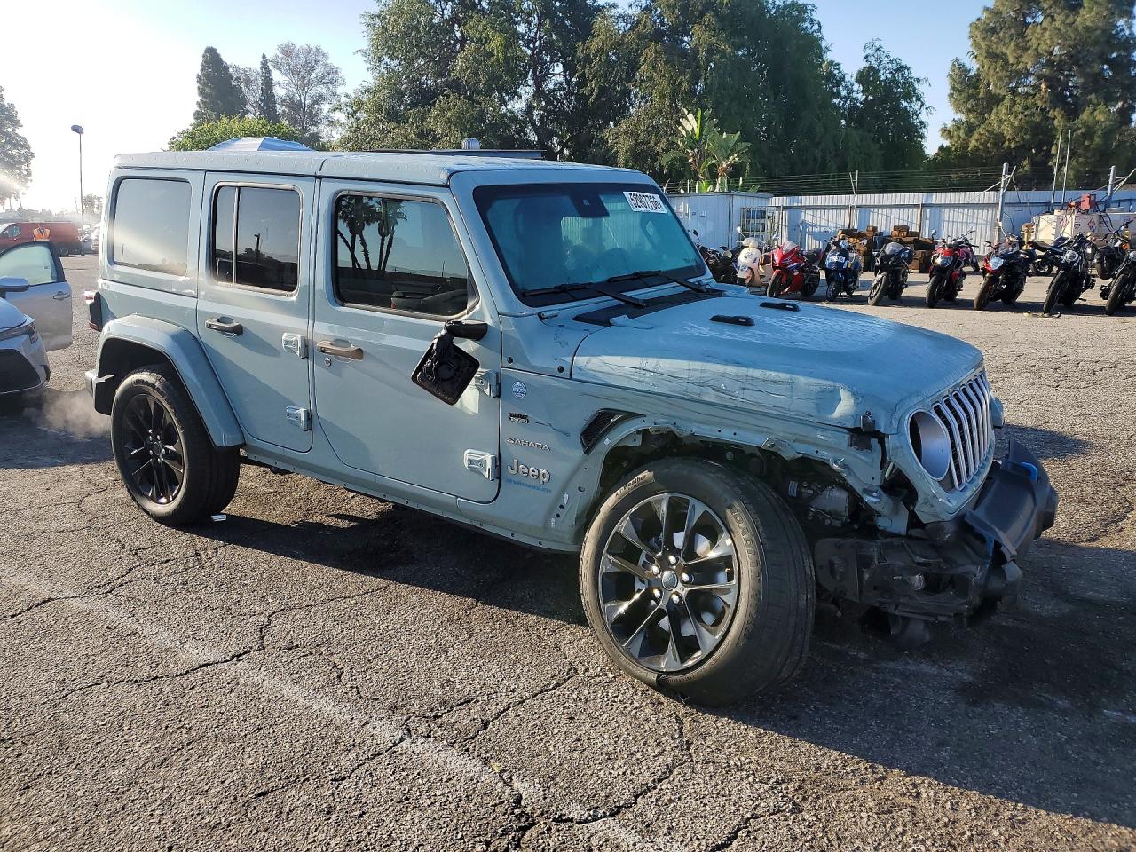 2024 Jeep Wrangler Sahara 4xe Turquoise vin: 1C4RJXP66RW116420