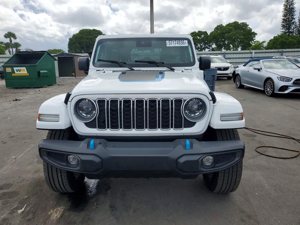 2024 Jeep Wrangler Sahara 4xe White vin: 1C4RJXP67RW270764