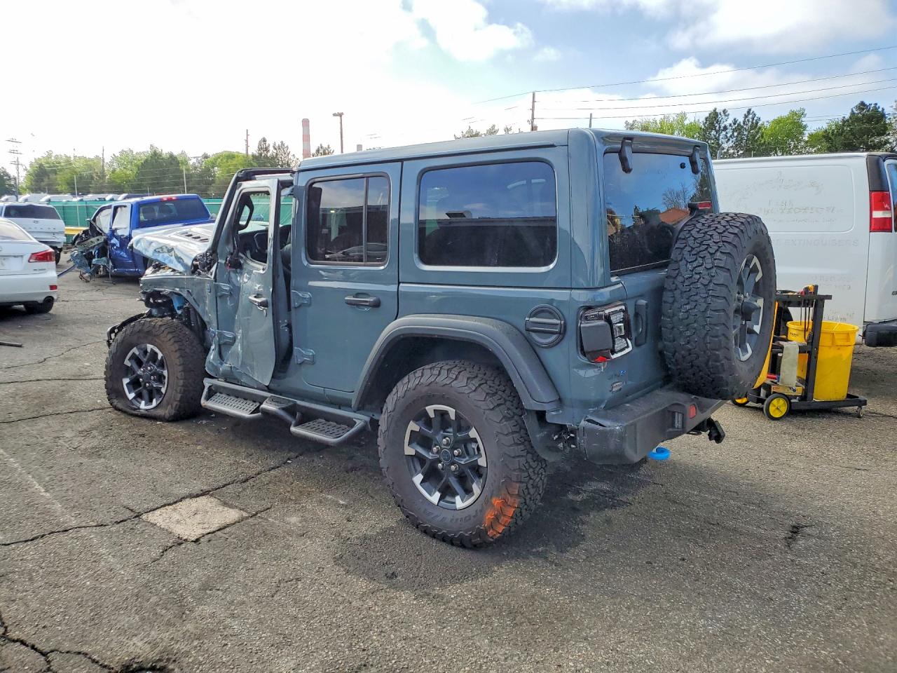 2025 Jeep Wrangler Rubicon 4xe Gray vin: 1C4RJXR60SW637121