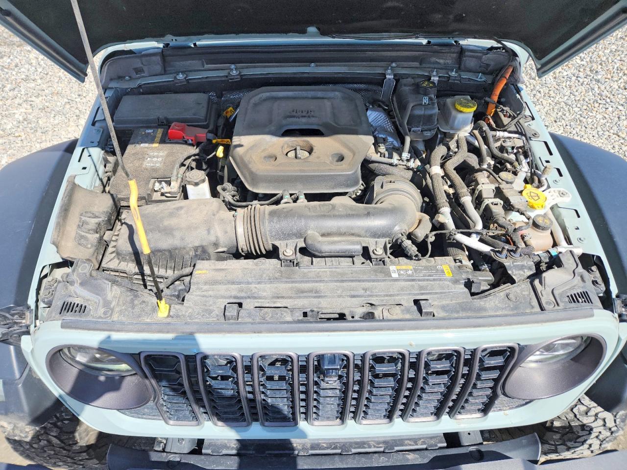 2024 Jeep Wrangler Rubicon 4xe Gray vin: 1C4RJXR62RW209710