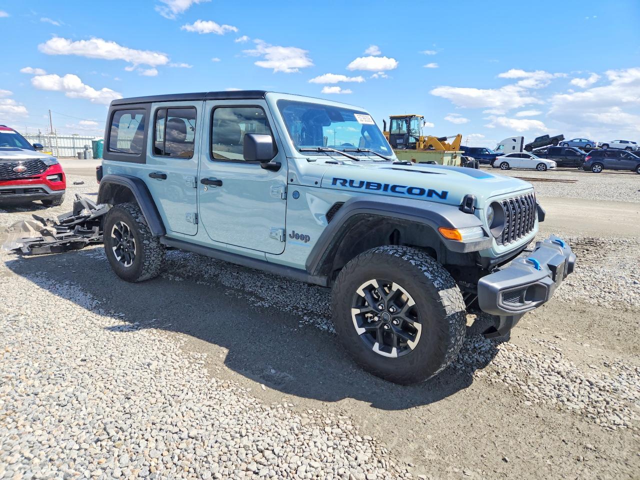 2024 Jeep Wrangler Rubicon 4xe Gray vin: 1C4RJXR62RW209710