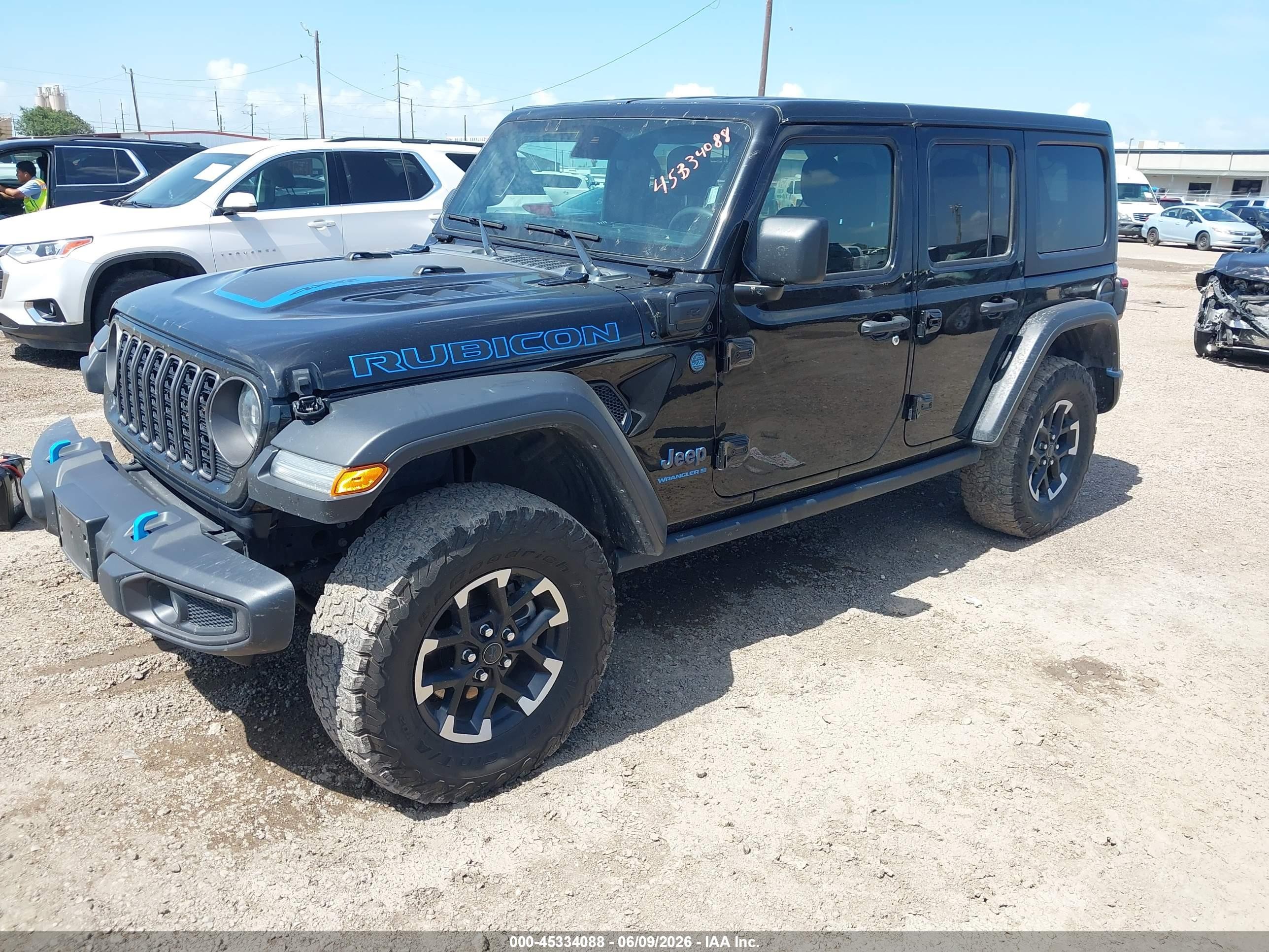 2024 Jeep Wrangler 4xe Rubicon 4xe Black vin: 1C4RJXR62RW292166