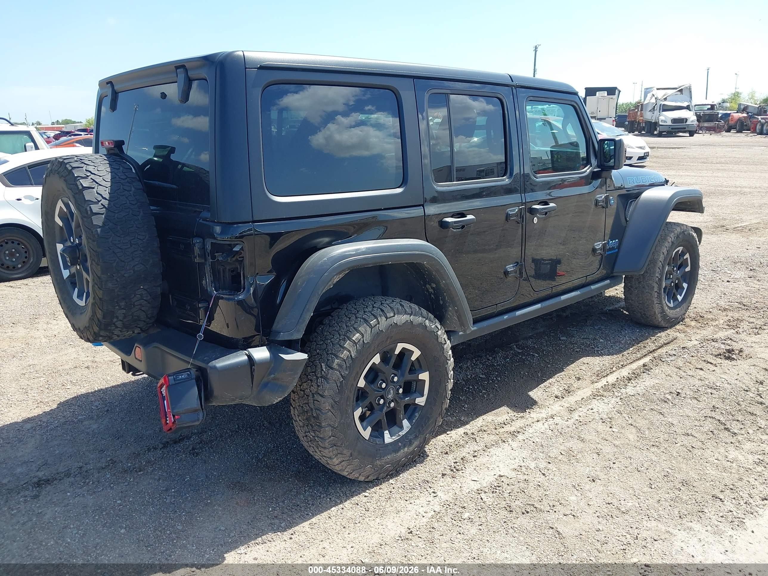 2024 Jeep Wrangler 4xe Rubicon 4xe Black vin: 1C4RJXR62RW292166