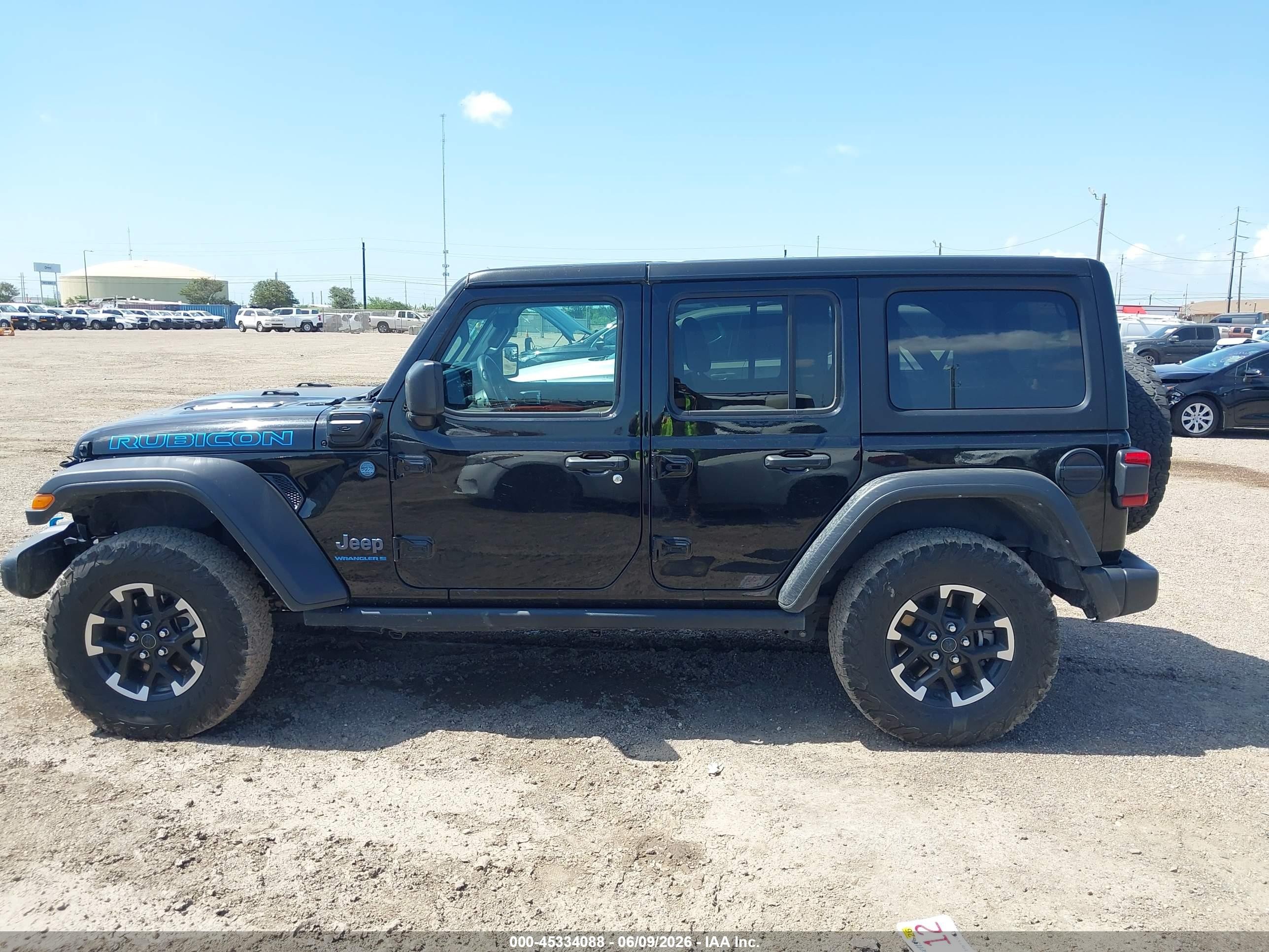 2024 Jeep Wrangler 4xe Rubicon 4xe Black vin: 1C4RJXR62RW292166