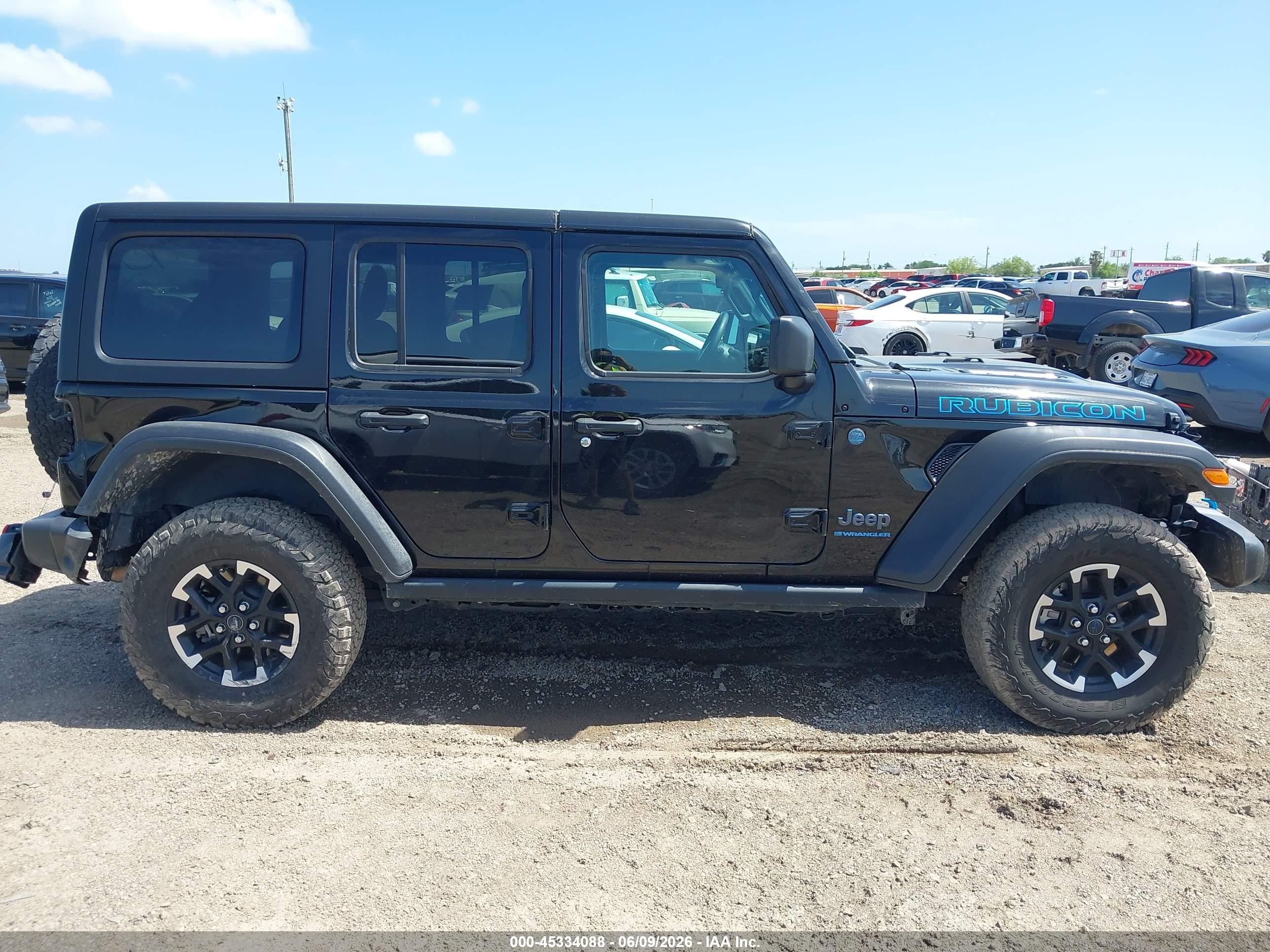 2024 Jeep Wrangler 4xe Rubicon 4xe Black vin: 1C4RJXR62RW292166