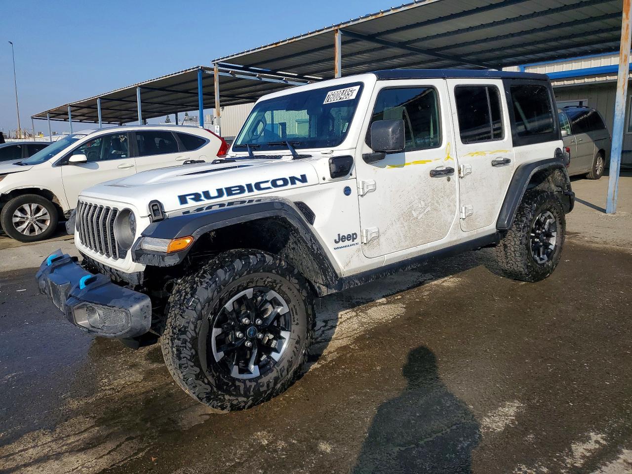 2025 Jeep Wrangler Rubicon 4xe White vin: 1C4RJXR62SW575429