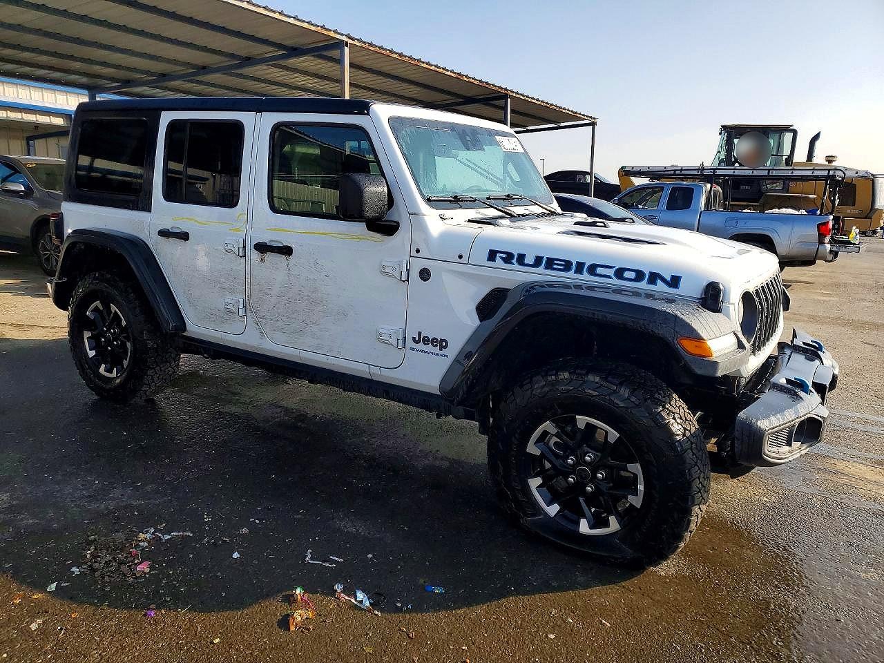 2025 Jeep Wrangler Rubicon 4xe White vin: 1C4RJXR62SW575429