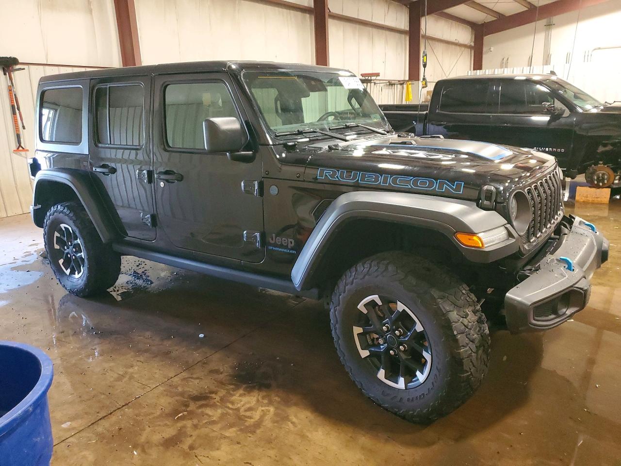 2024 Jeep Wrangler Rubicon 4xe Black vin: 1C4RJXR65RW133545
