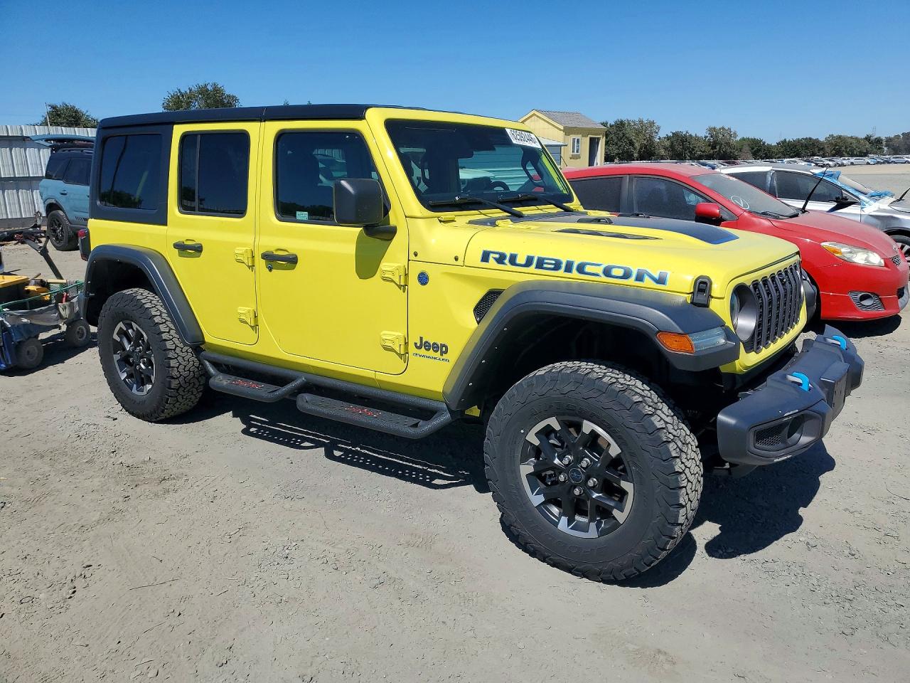 2024 Jeep Wrangler Rubicon 4xe Yellow vin: 1C4RJXR67RW133515