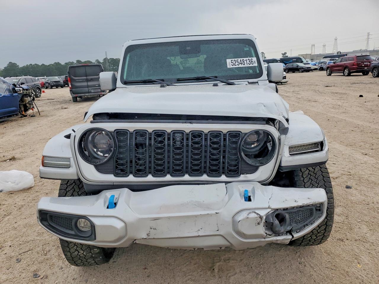 2024 Jeep Wrangler High Altitude 4xe Серебряный vin: 1C4RJXU60RW193692
