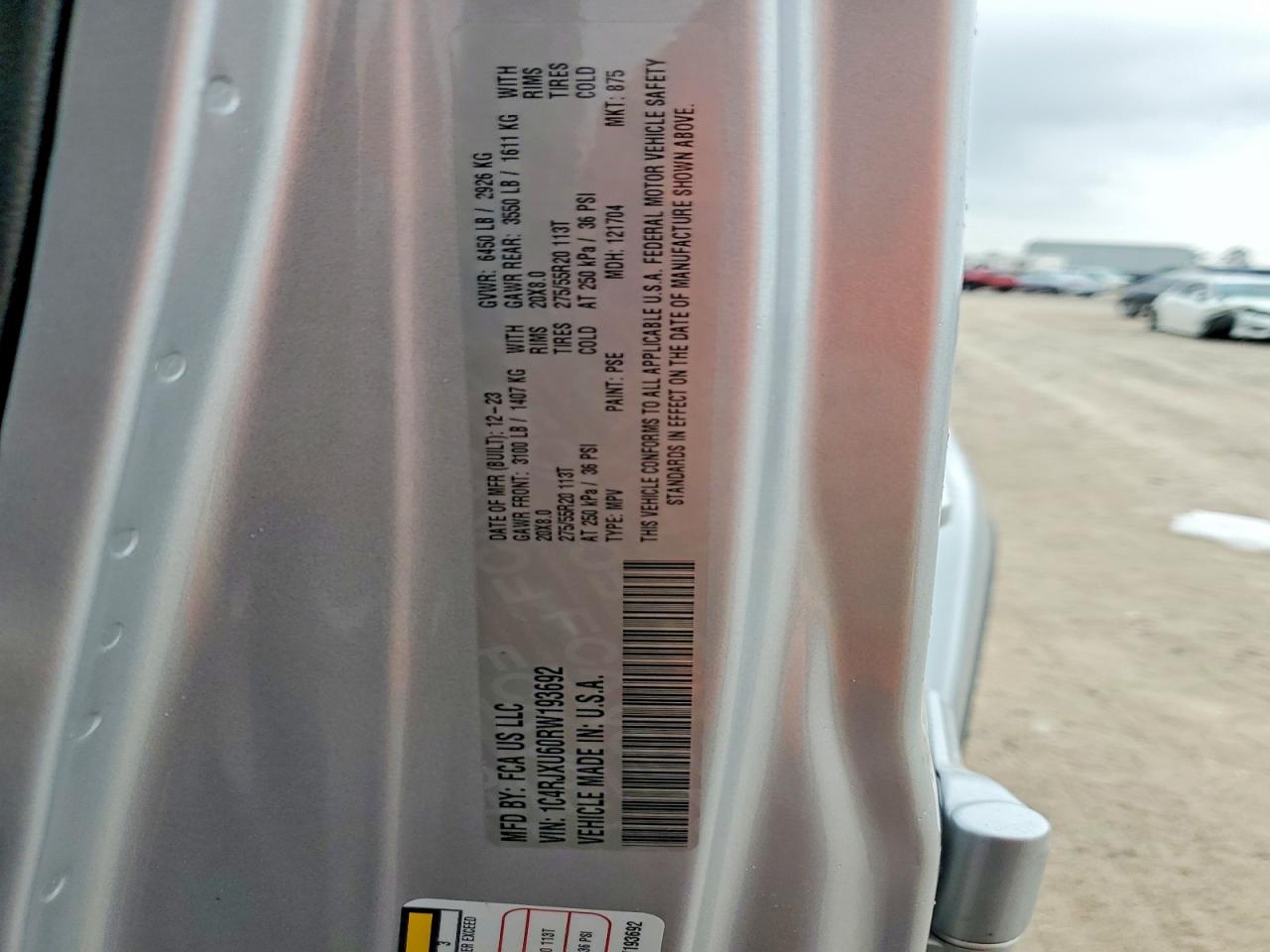 2024 Jeep Wrangler High Altitude 4xe Серебряный vin: 1C4RJXU60RW193692