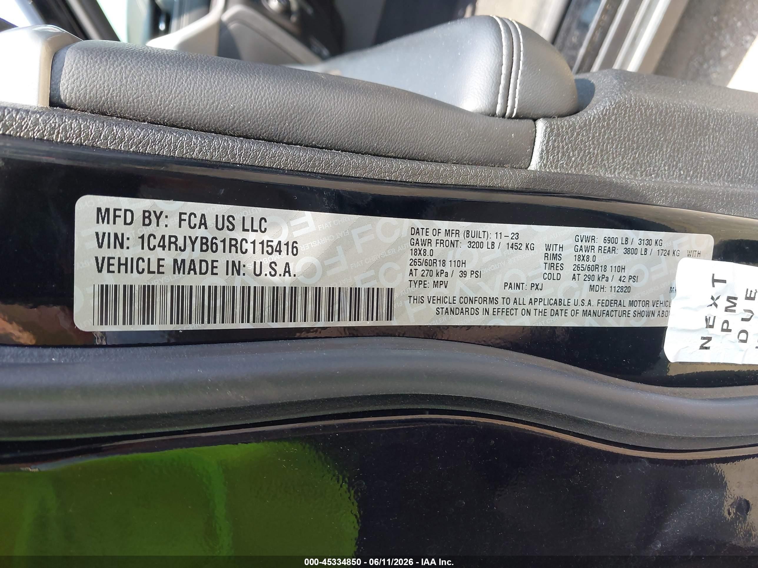 2024 Jeep Grand Cherokee 4xe   Black vin: 1C4RJYB61RC115416