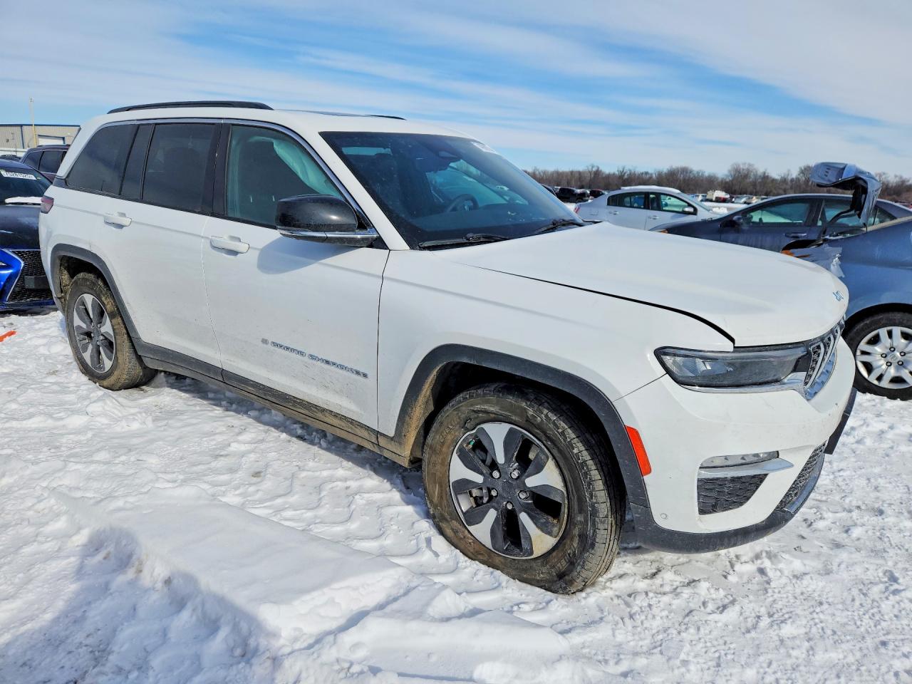 2024 Jeep Grand Cherokee Limited 4xe White vin: 1C4RJYB65RC106282
