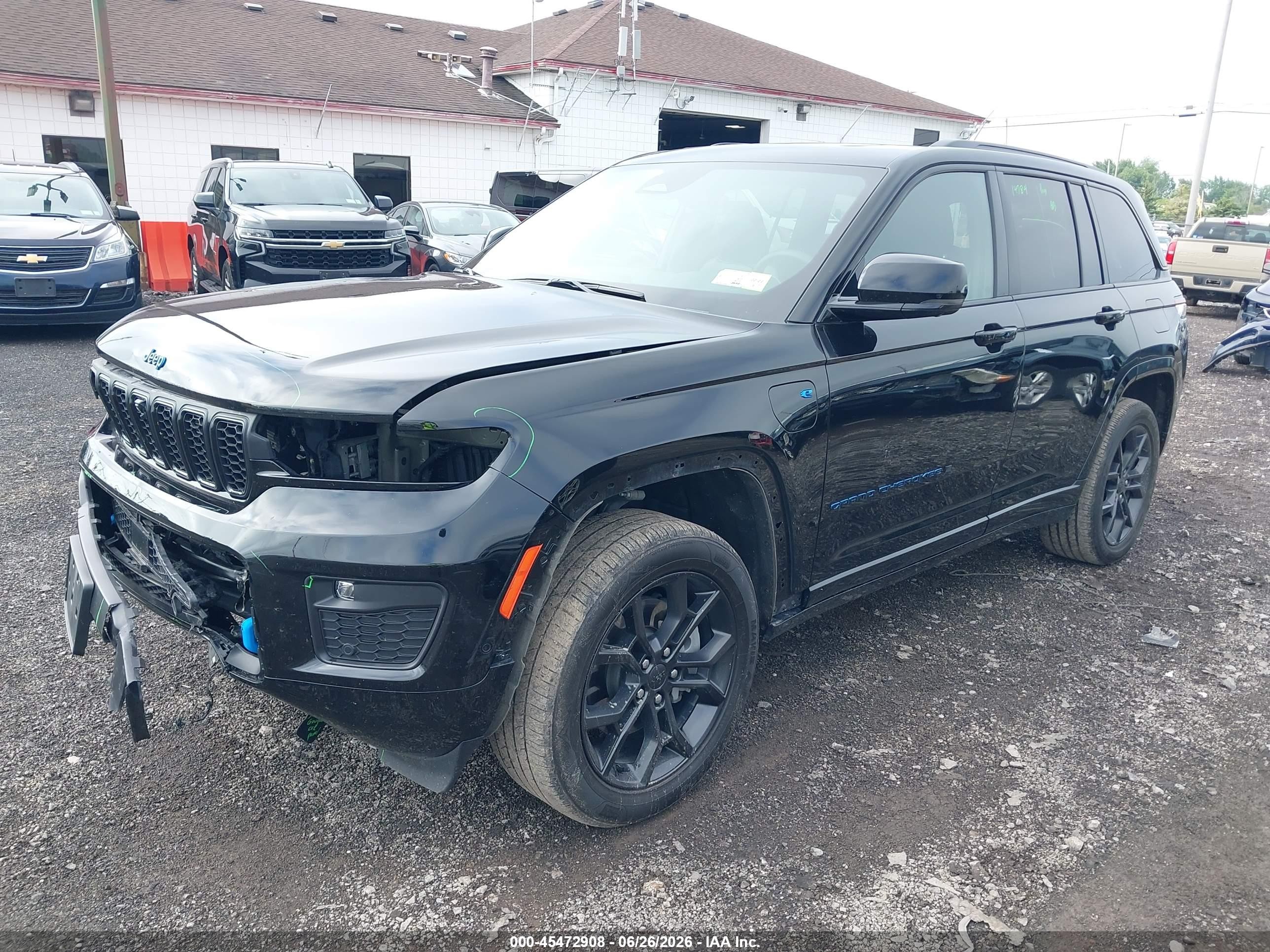2024 Jeep Grand Cherokee 4xe Anniversary Edition Черный vin: 1C4RJYB66R8611668