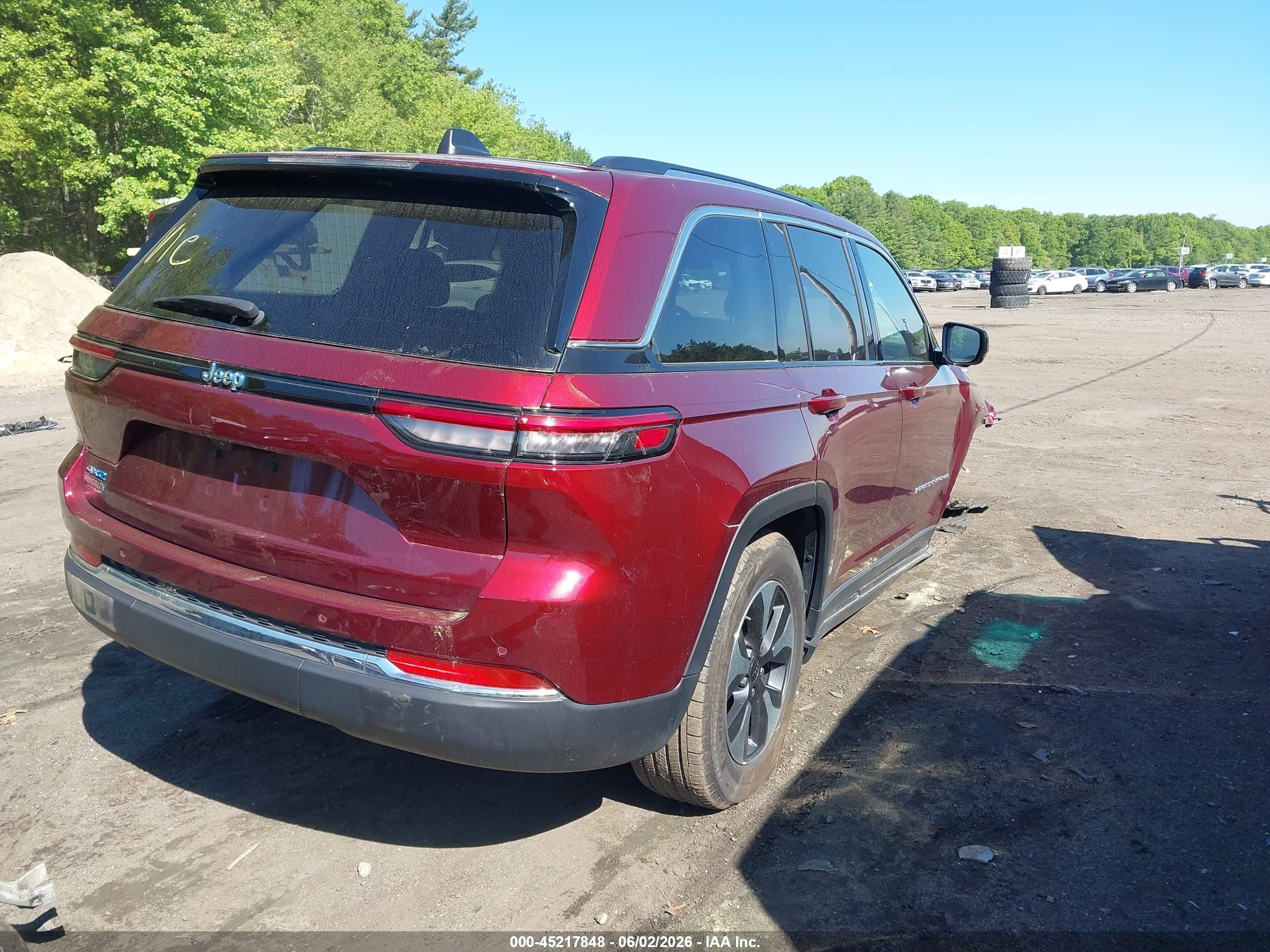 2024 Jeep Grand Cherokee 4xe   Красный vin: 1C4RJYB66RC712285
