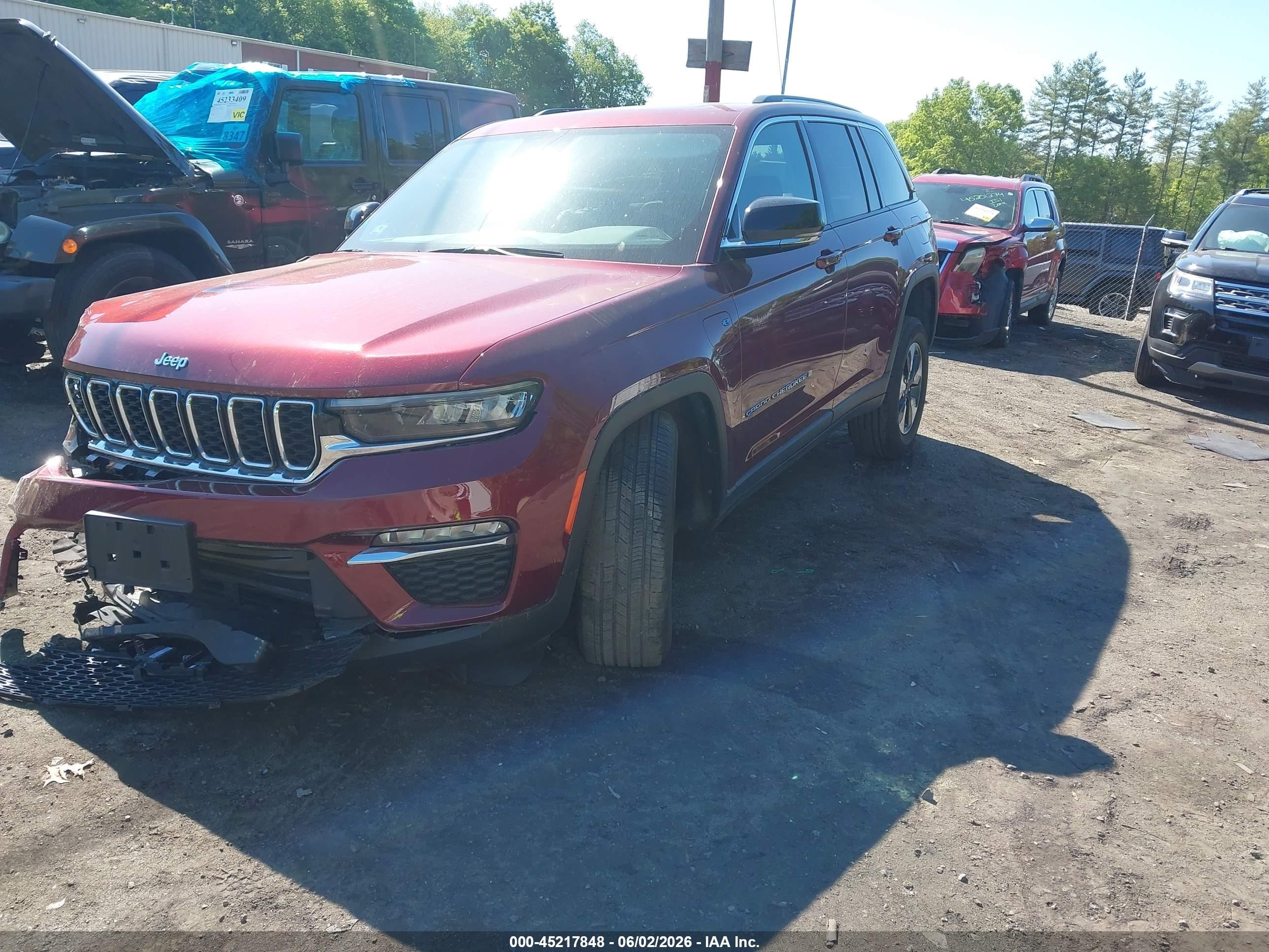 2024 Jeep Grand Cherokee 4xe   Красный vin: 1C4RJYB66RC712285