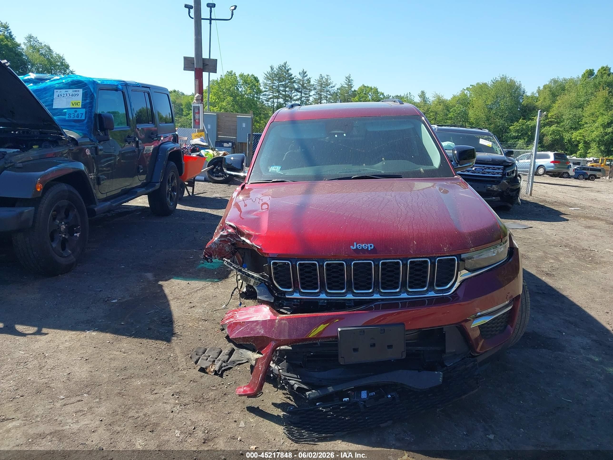 2024 Jeep Grand Cherokee 4xe   Красный vin: 1C4RJYB66RC712285