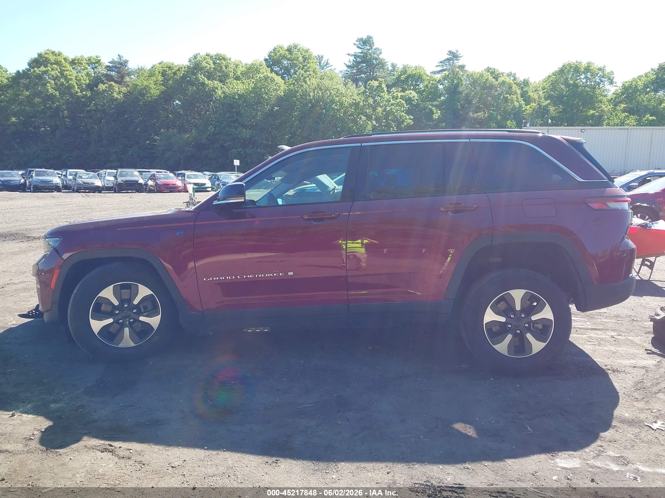 2024 Jeep Grand Cherokee 4xe   Красный vin: 1C4RJYB66RC712285