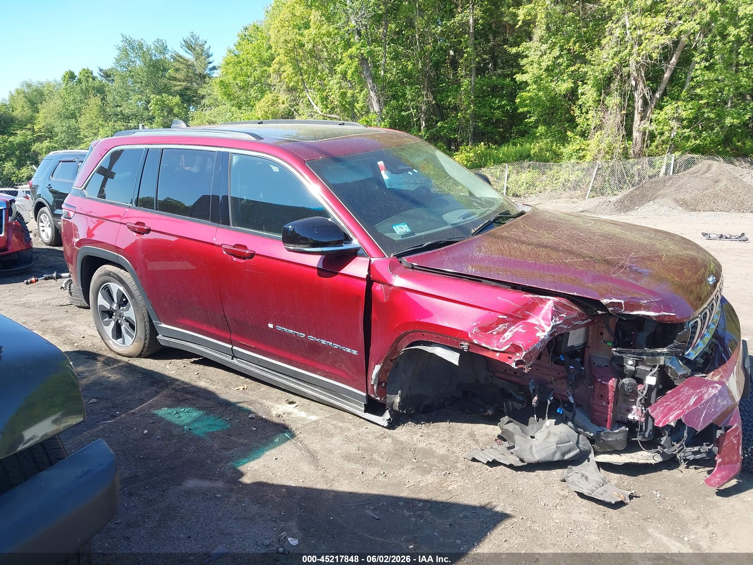 2024 Jeep Grand Cherokee 4xe   Красный vin: 1C4RJYB66RC712285