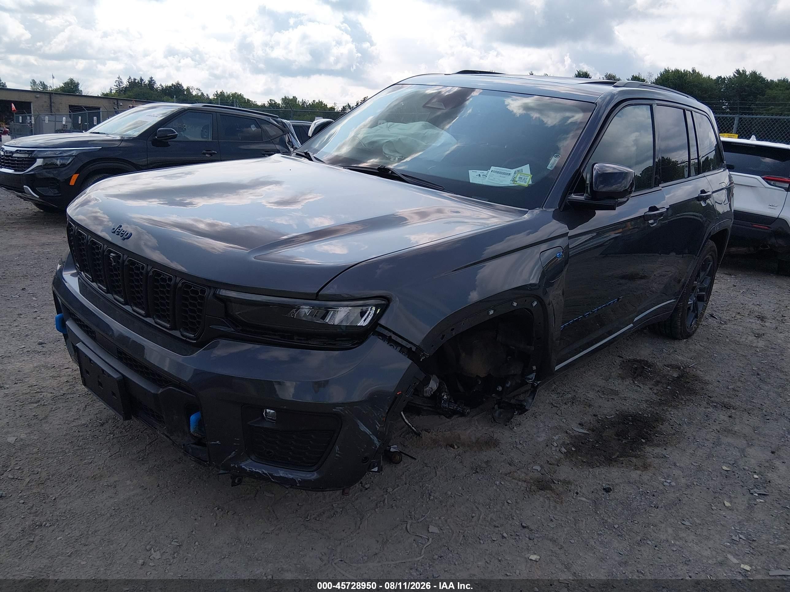 2023 Jeep Grand Cherokee 4xe 30th Anniversary Gray vin: 1C4RJYB69P8905367
