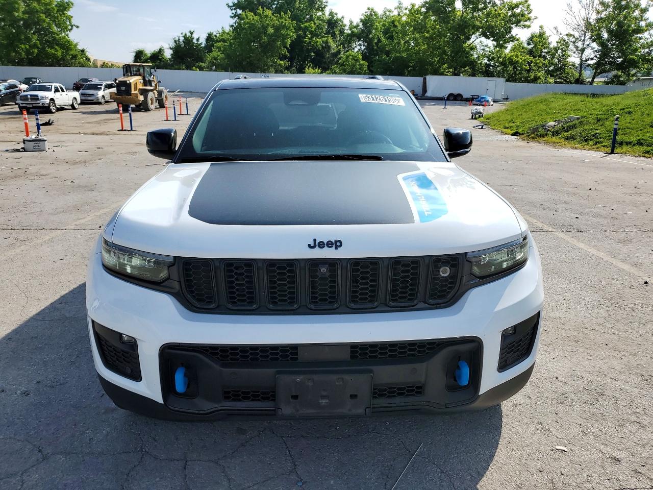 2023 Jeep Grand Cherokee Trailhawk 4xe White vin: 1C4RJYC65P8791866