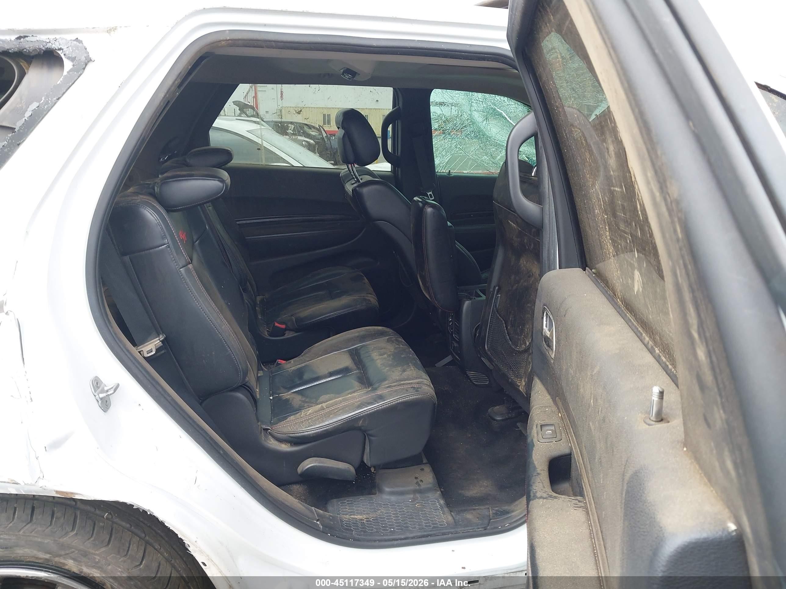 2013 Dodge Durango R/t White vin: 1C4SDHCT0DC681170