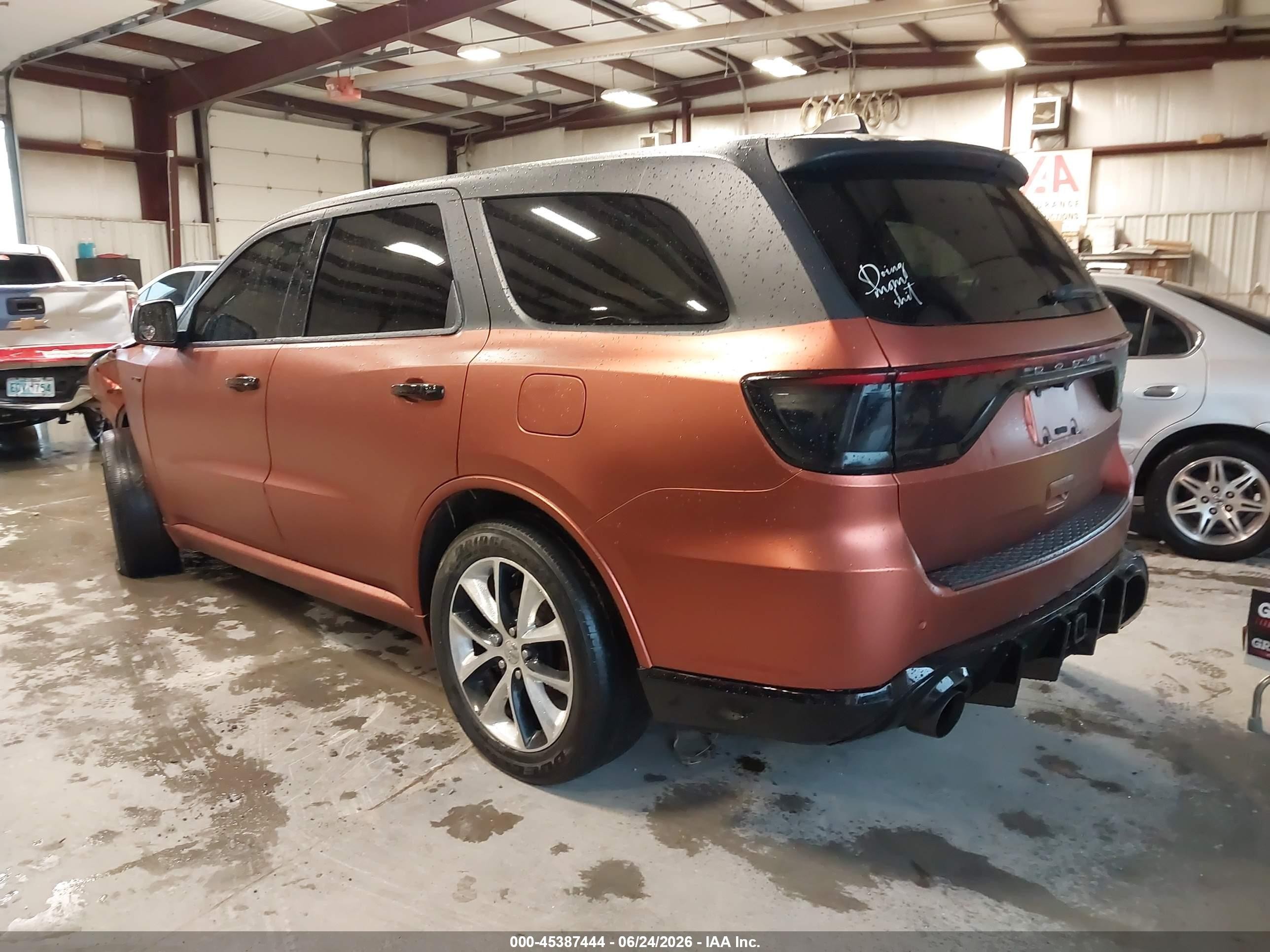2014 Dodge Durango R/t Orange vin: 1C4SDHCT0EC560530