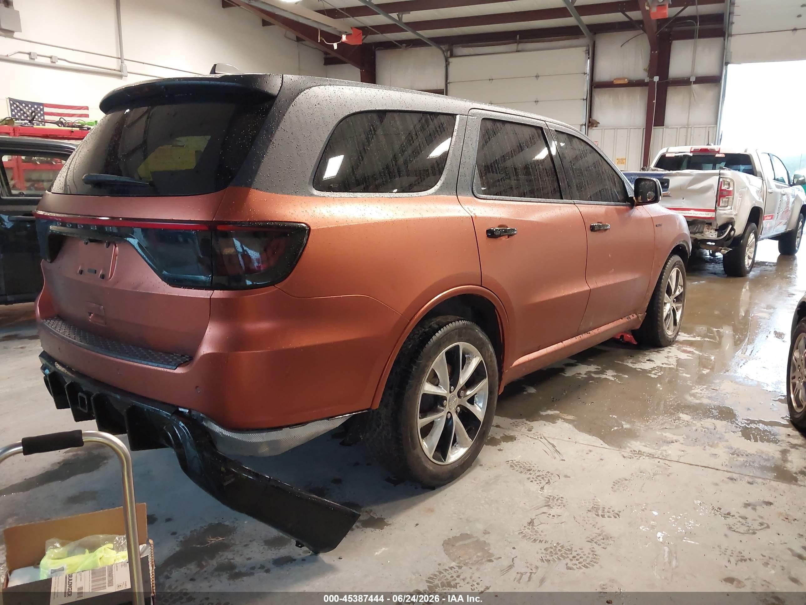 2014 Dodge Durango R/t Orange vin: 1C4SDHCT0EC560530