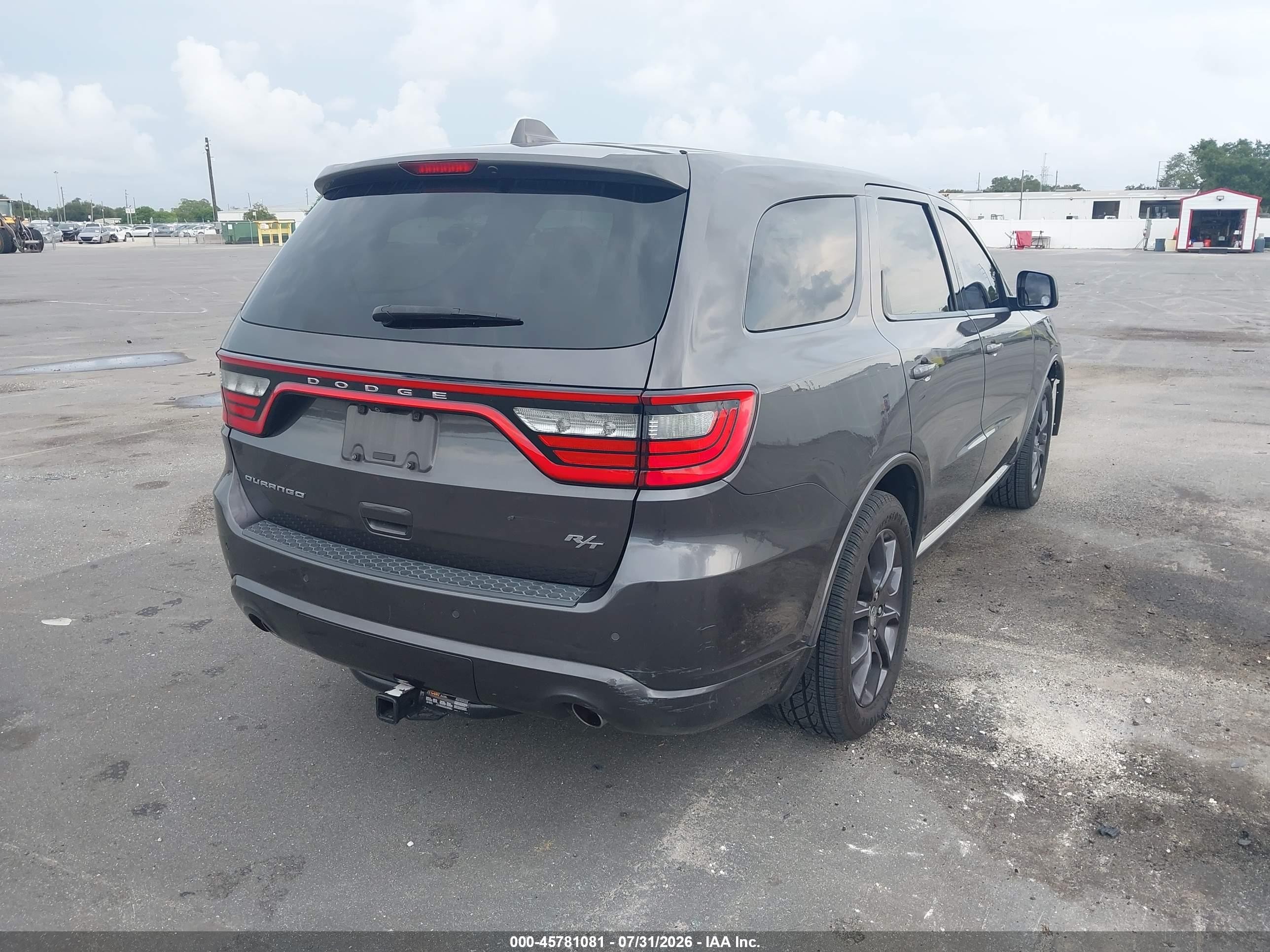 2015 Dodge Durango R/t Серый vin: 1C4SDHCT0FC833998