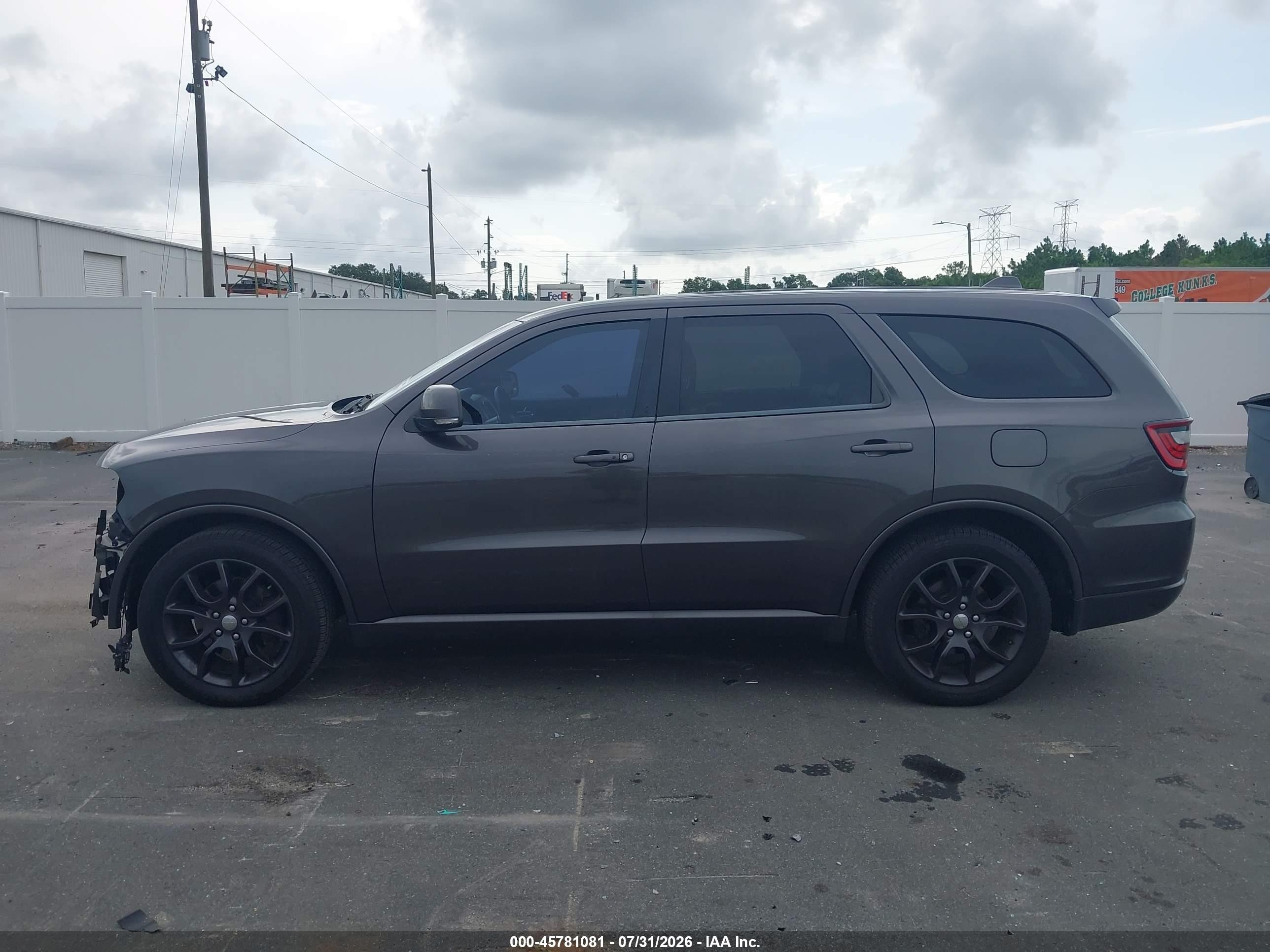 2015 Dodge Durango R/t Серый vin: 1C4SDHCT0FC833998