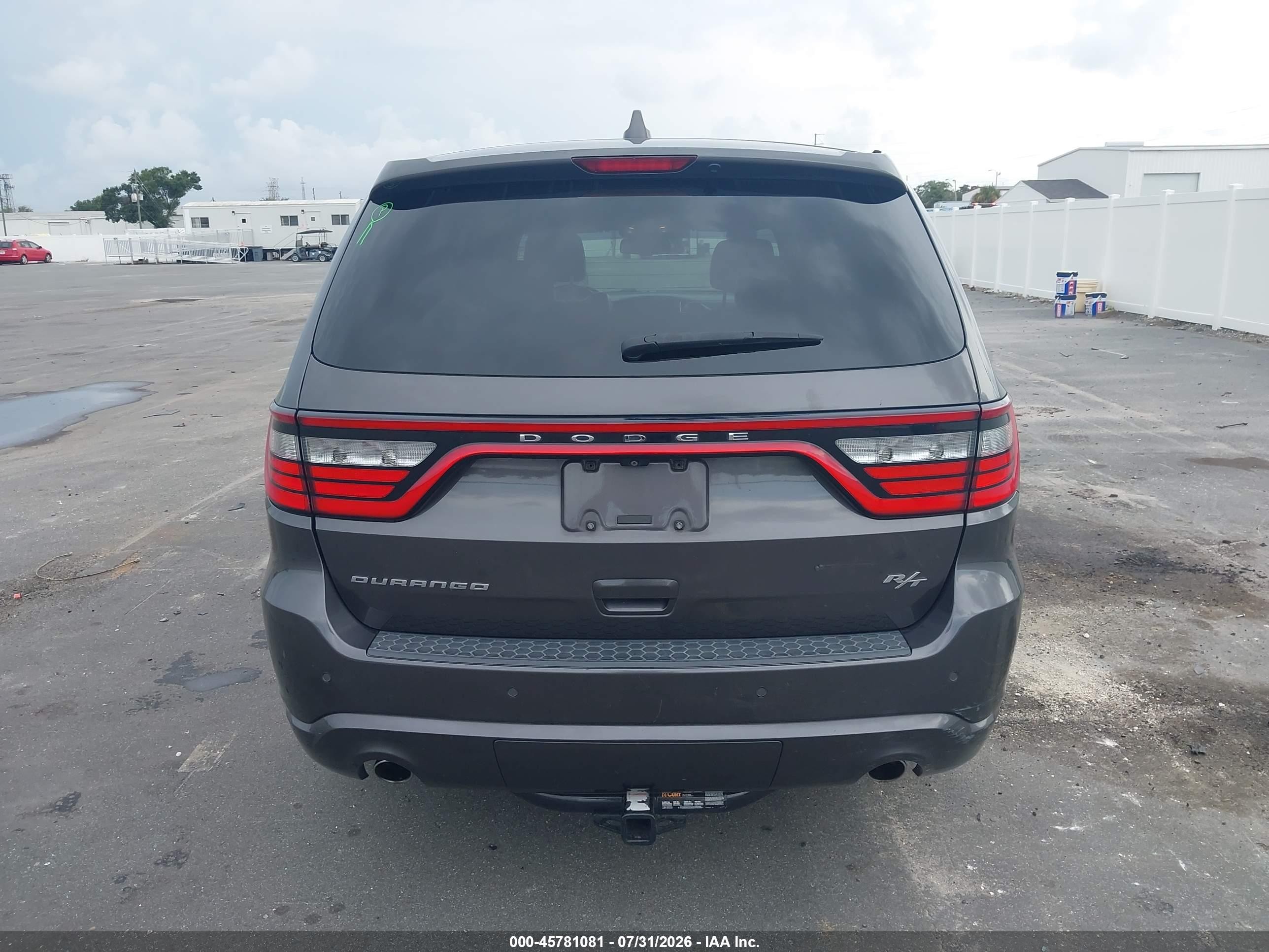 2015 Dodge Durango R/t Серый vin: 1C4SDHCT0FC833998