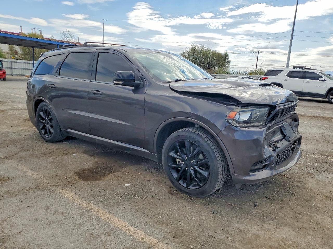 2018 Dodge Durango R/t Gray vin: 1C4SDHCT0JC114596