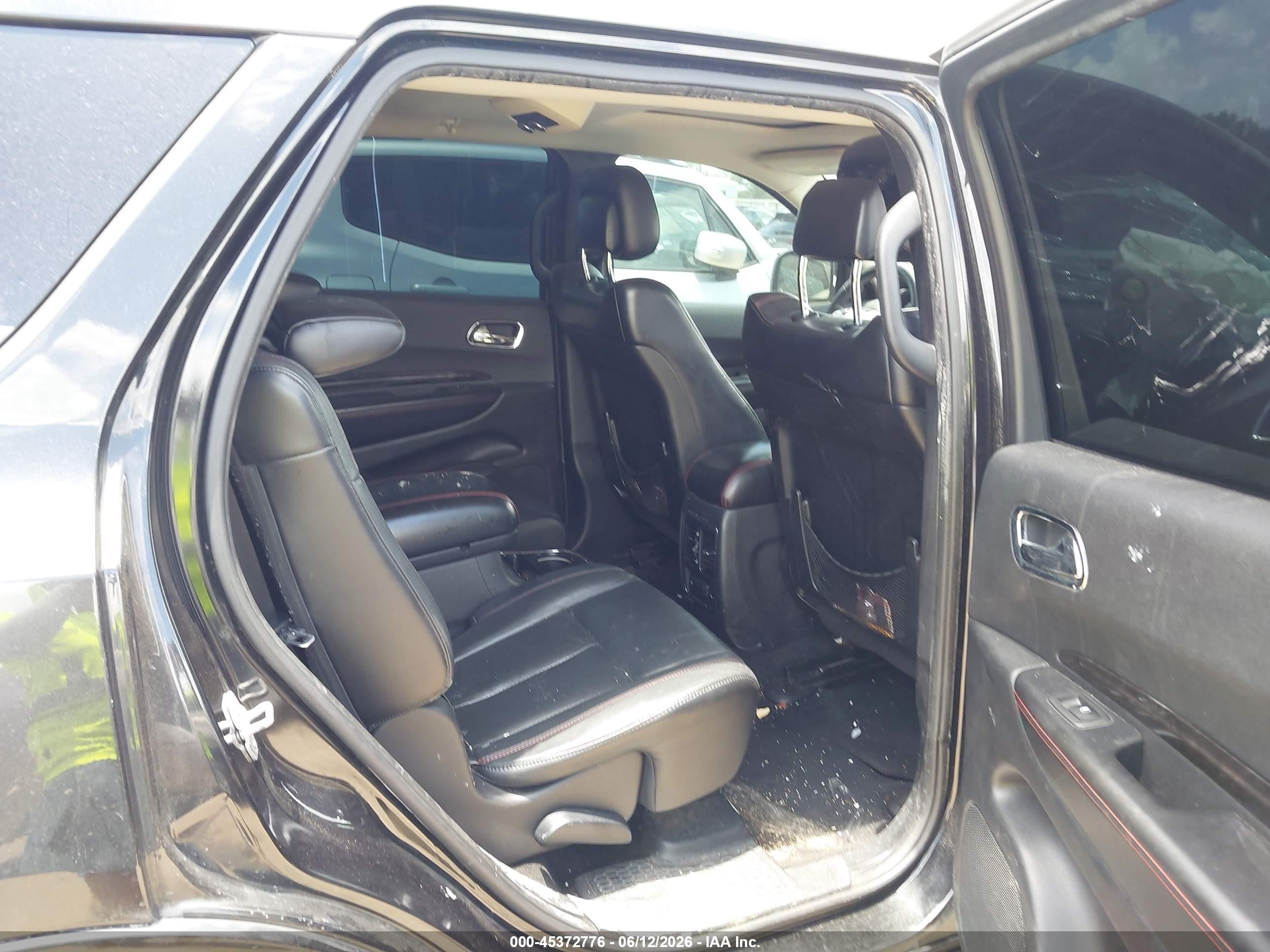 2013 Dodge Durango R/t Black vin: 1C4SDHCT1DC672526