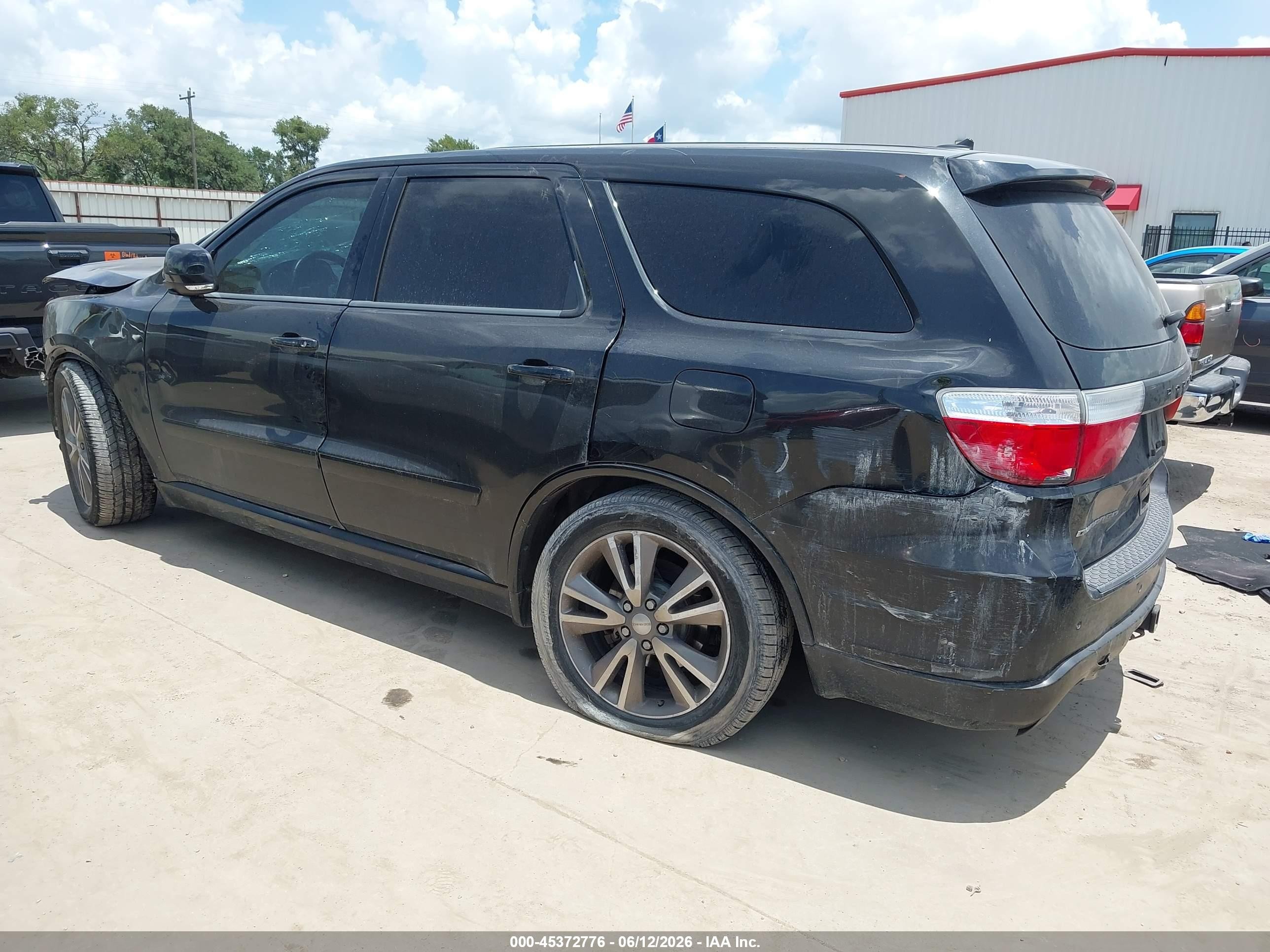 2013 Dodge Durango R/t Black vin: 1C4SDHCT1DC672526