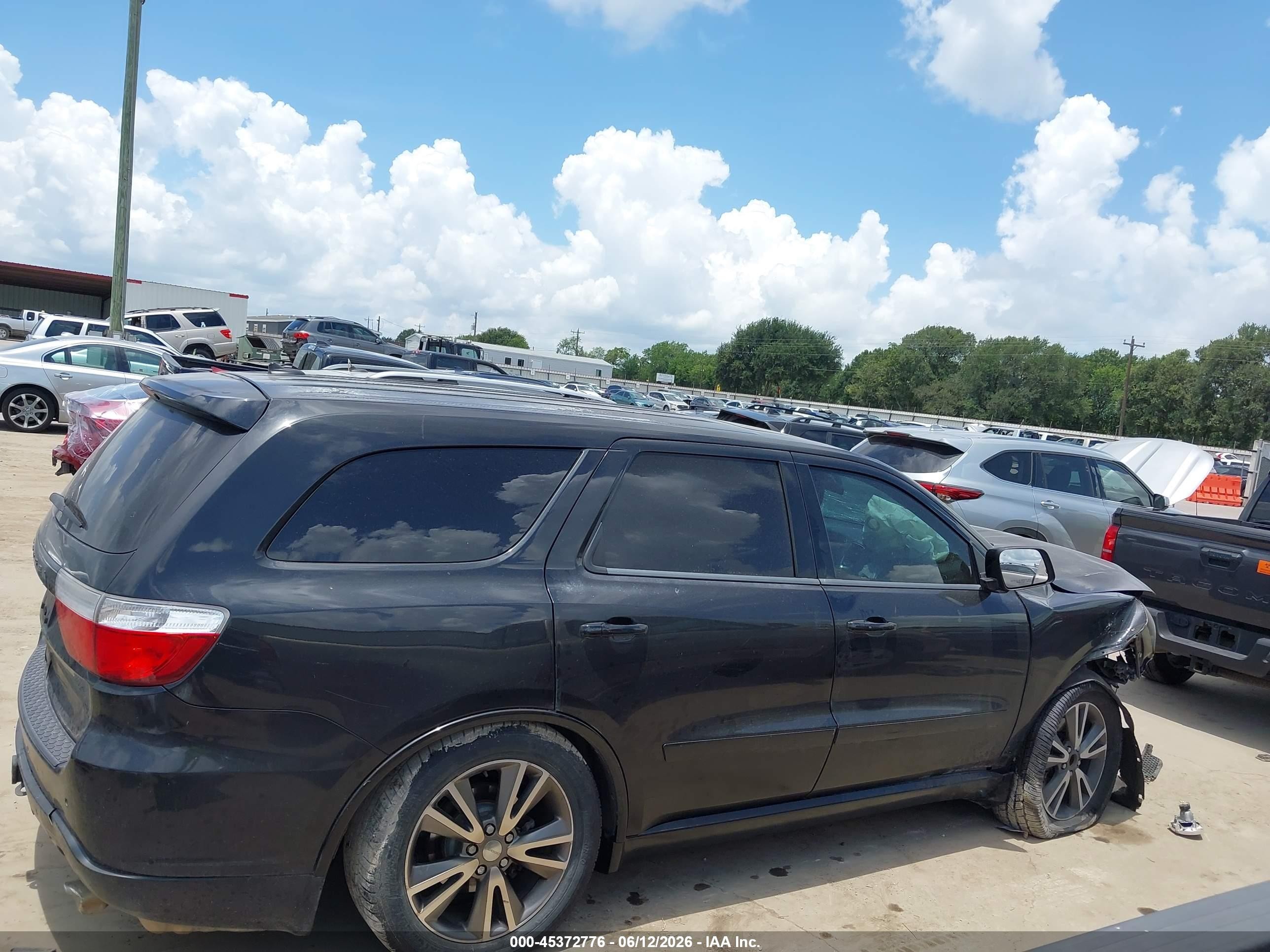 2013 Dodge Durango R/t Black vin: 1C4SDHCT1DC672526