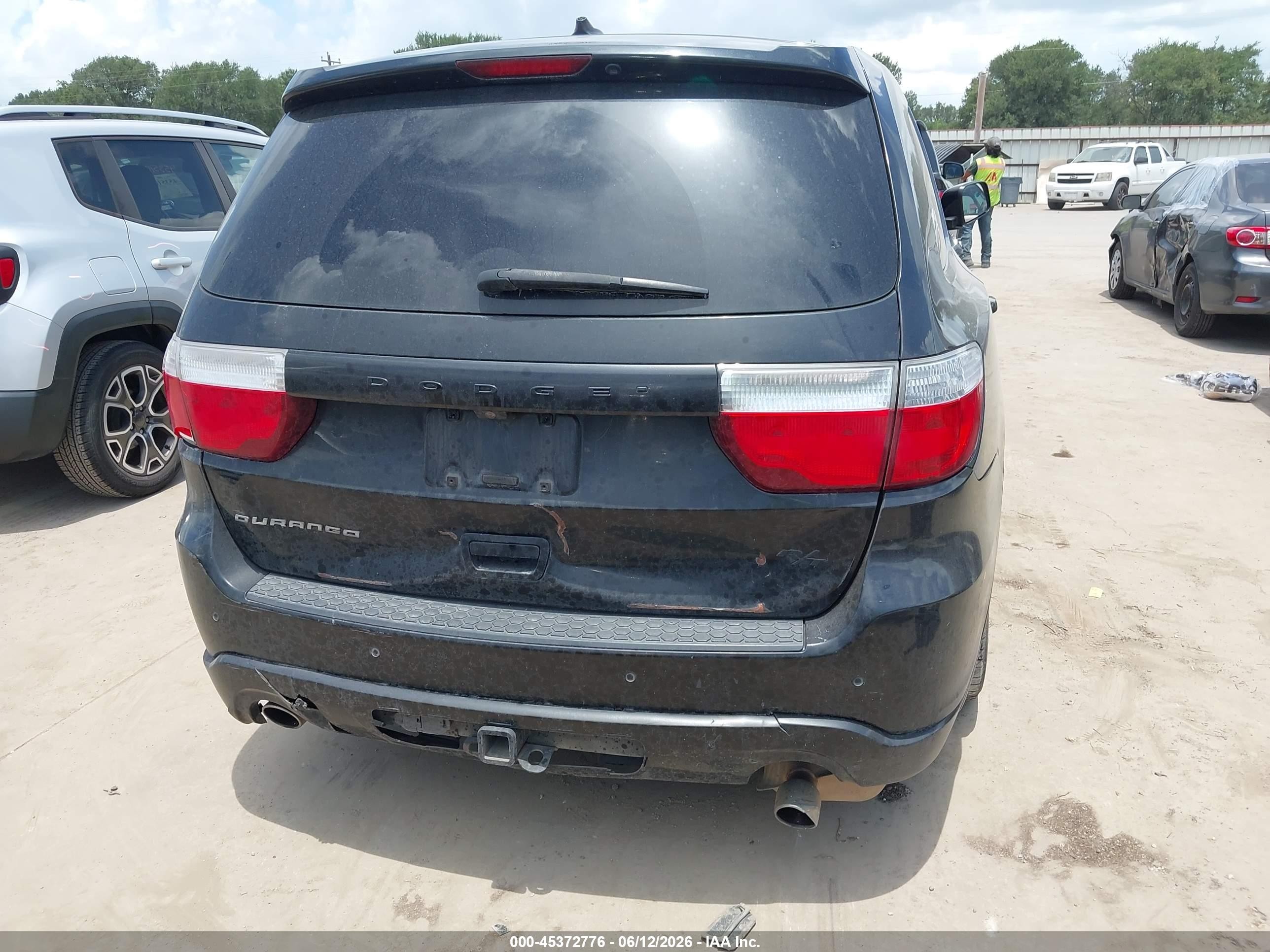 2013 Dodge Durango R/t Black vin: 1C4SDHCT1DC672526