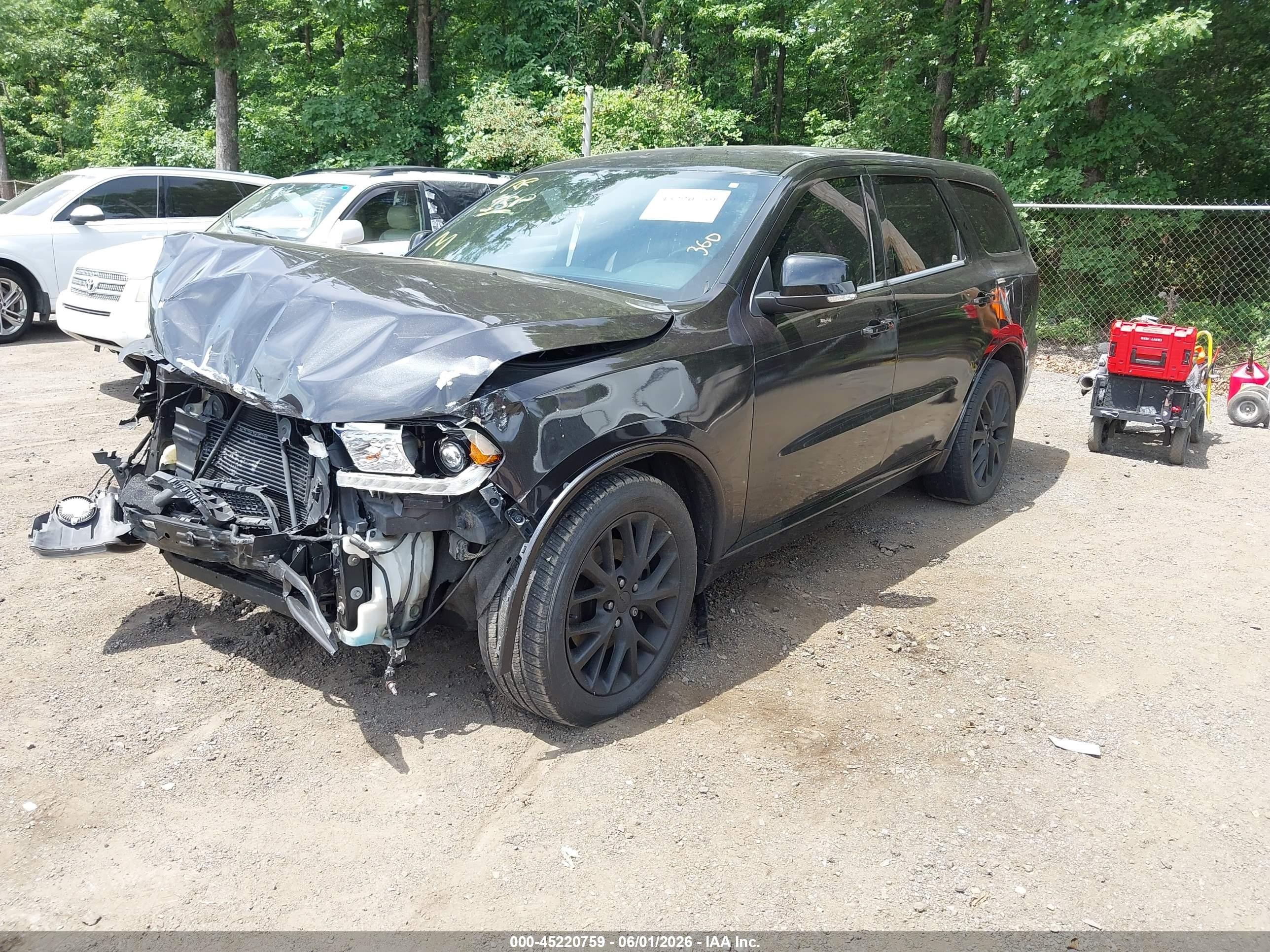 2015 Dodge Durango R/t Black vin: 1C4SDHCT1FC127400