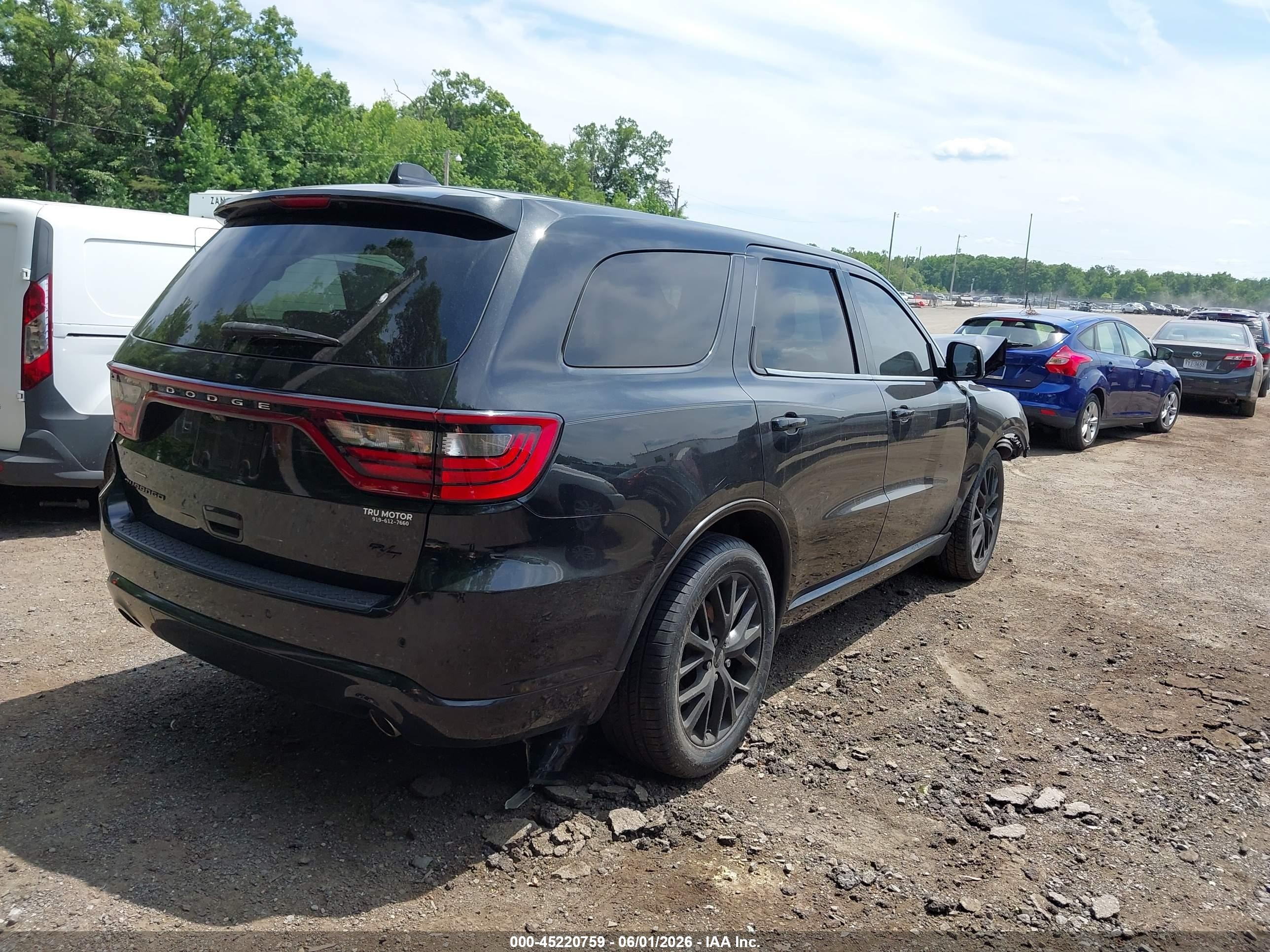 2015 Dodge Durango R/t Black vin: 1C4SDHCT1FC127400
