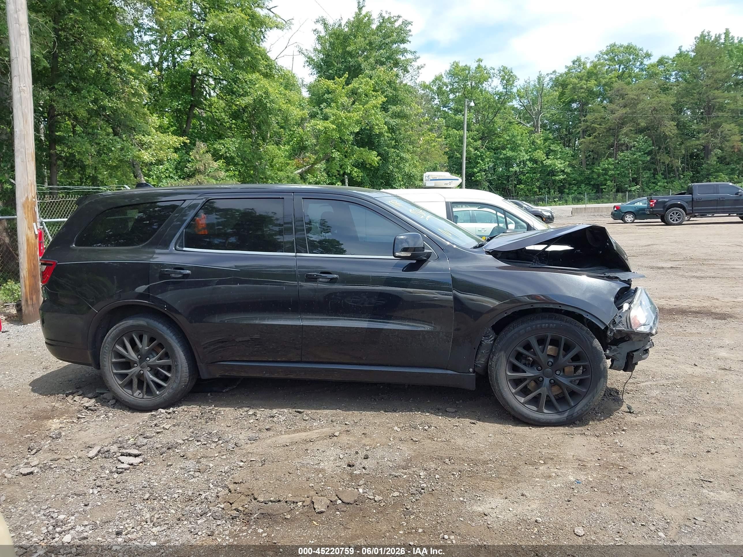 2015 Dodge Durango R/t Black vin: 1C4SDHCT1FC127400
