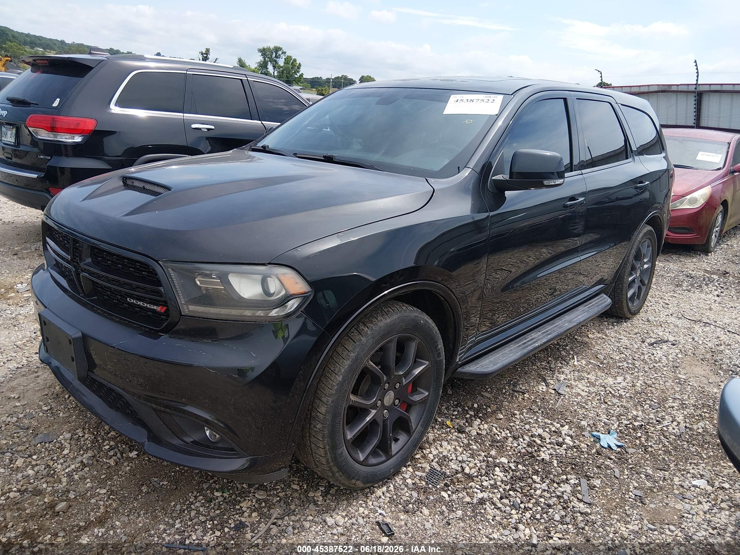 2015 Dodge Durango R/t Black vin: 1C4SDHCT1FC833914